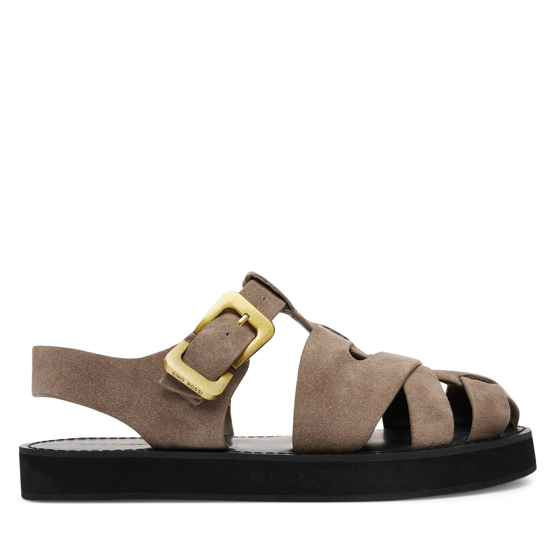 Mujer Sandalias Gino Rossi, Talla : 38, Marrón, LOCK-CS882-HM-01