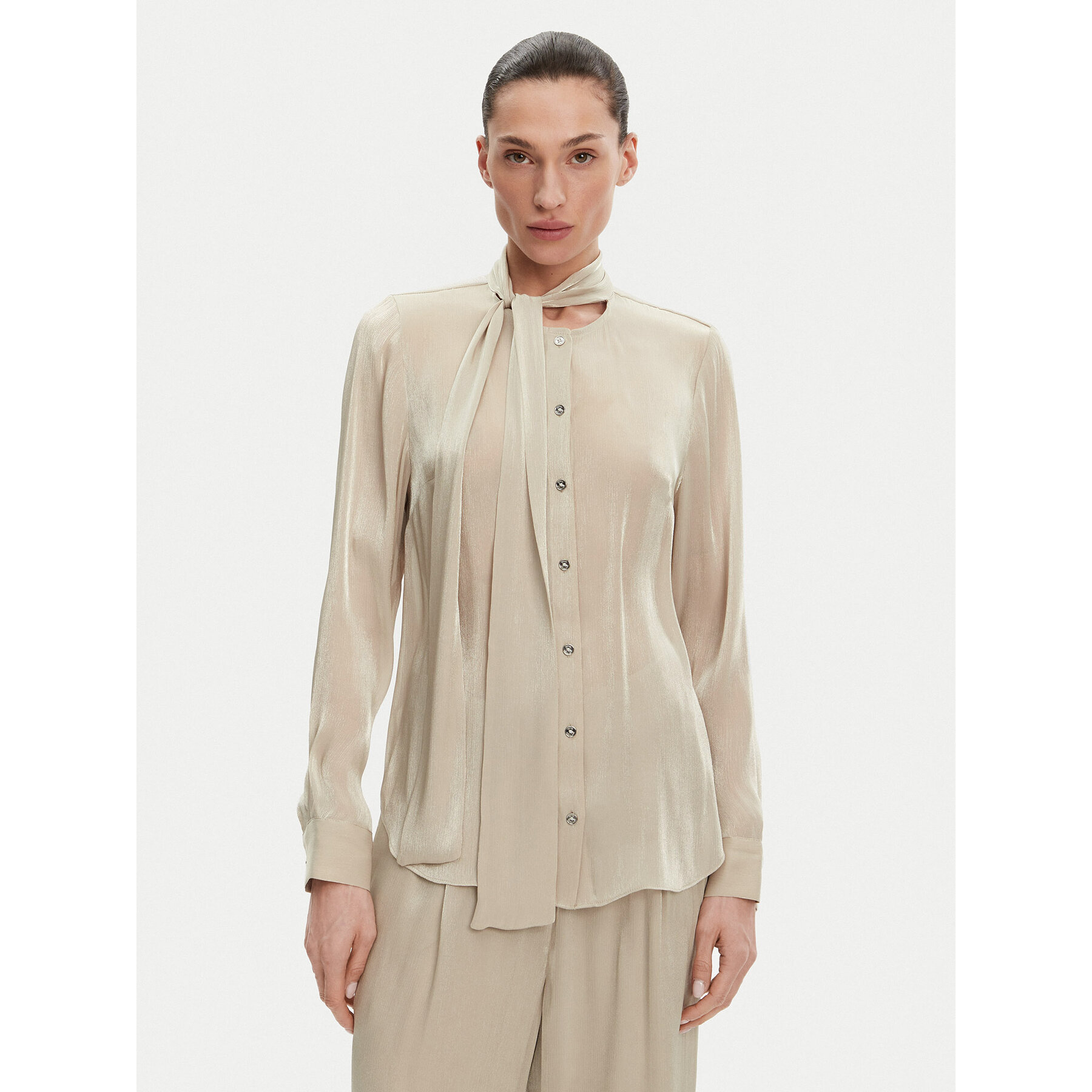 MICHAEL Michael Kors Hemd MS440I88BB Beige Regular Fit