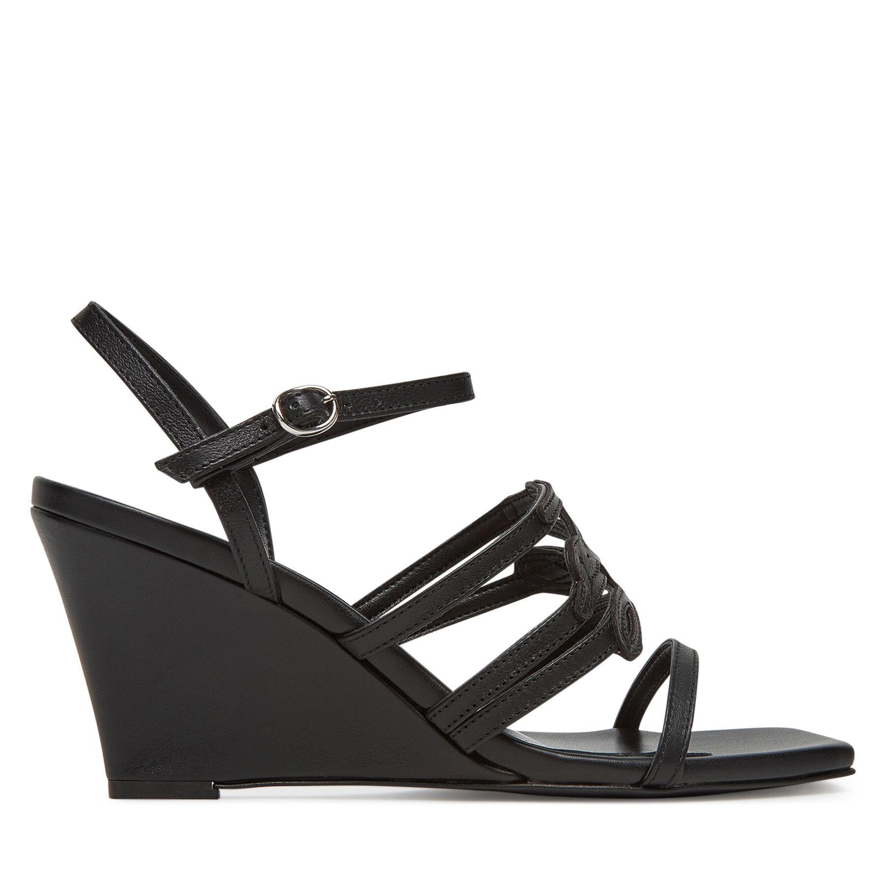 Sandály KARL LAGERFELD KL34425 Černá