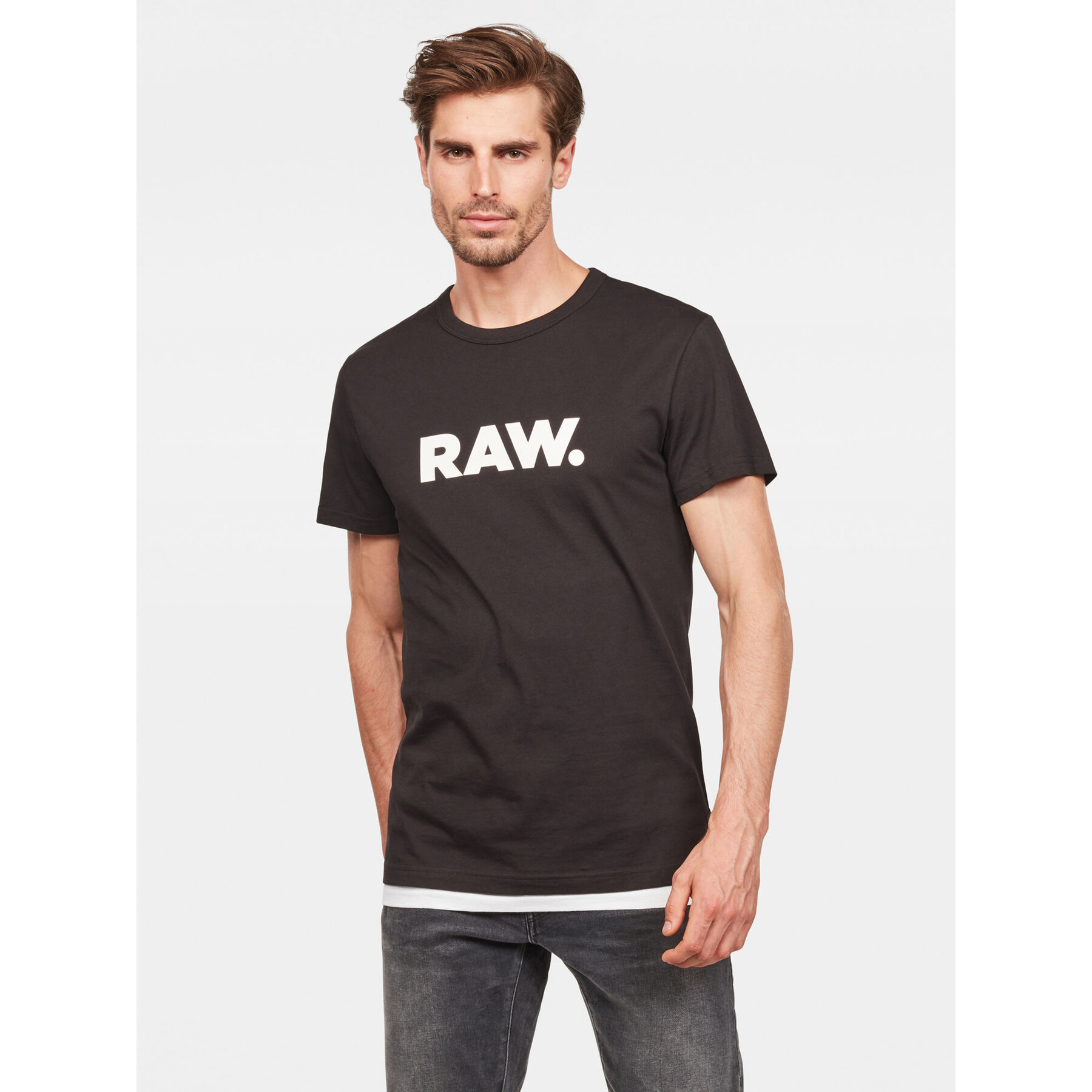 G-Star Raw T-Shirt Holorn D08512-8415 Μαύρο Regular Fit