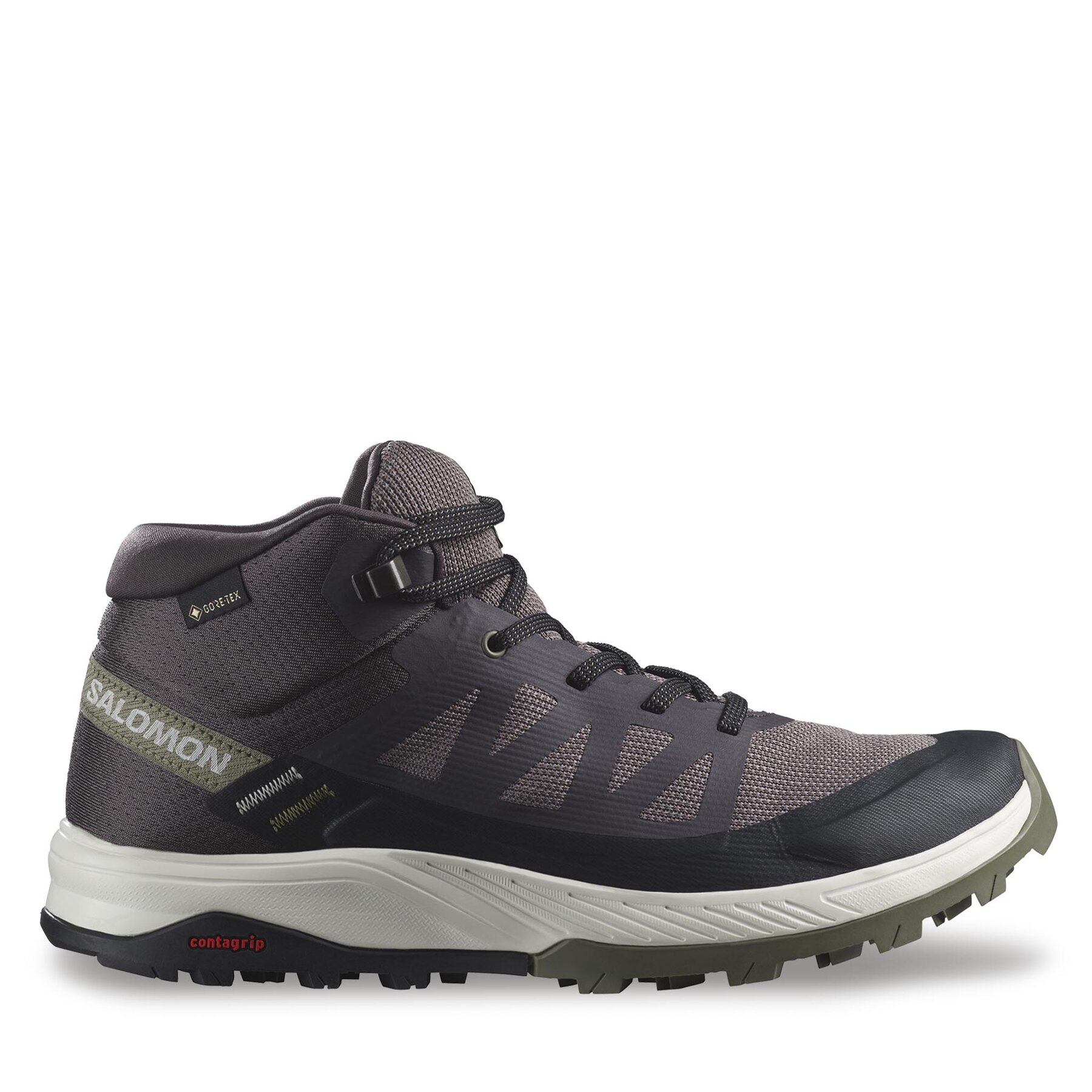 Salomon Trekkingschuhe Outrise Mid Gtx W GORE-TEX L47160700 Schwarz