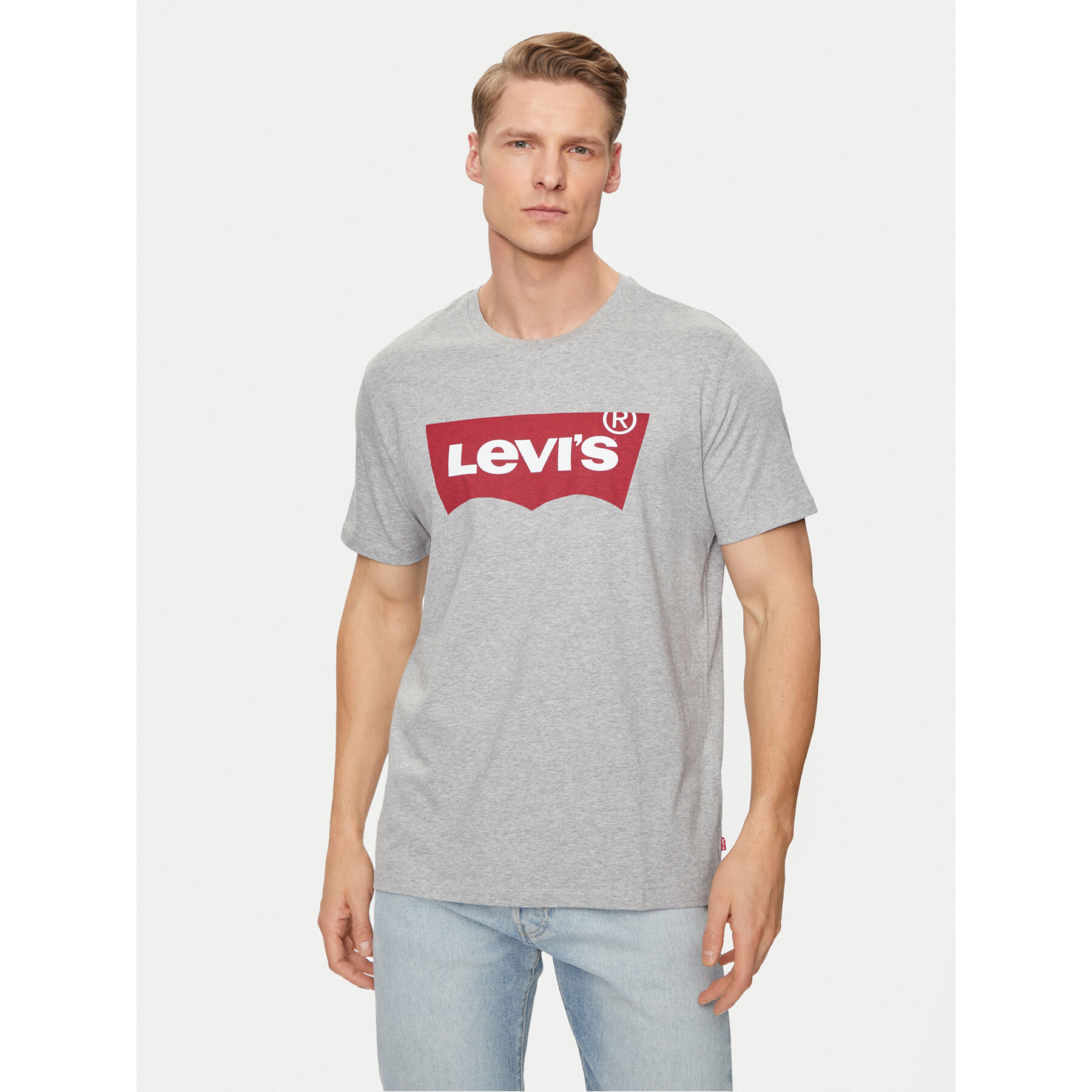 Levi's Póló Housemark Tee 17783-0138 Szürke Regular Fit