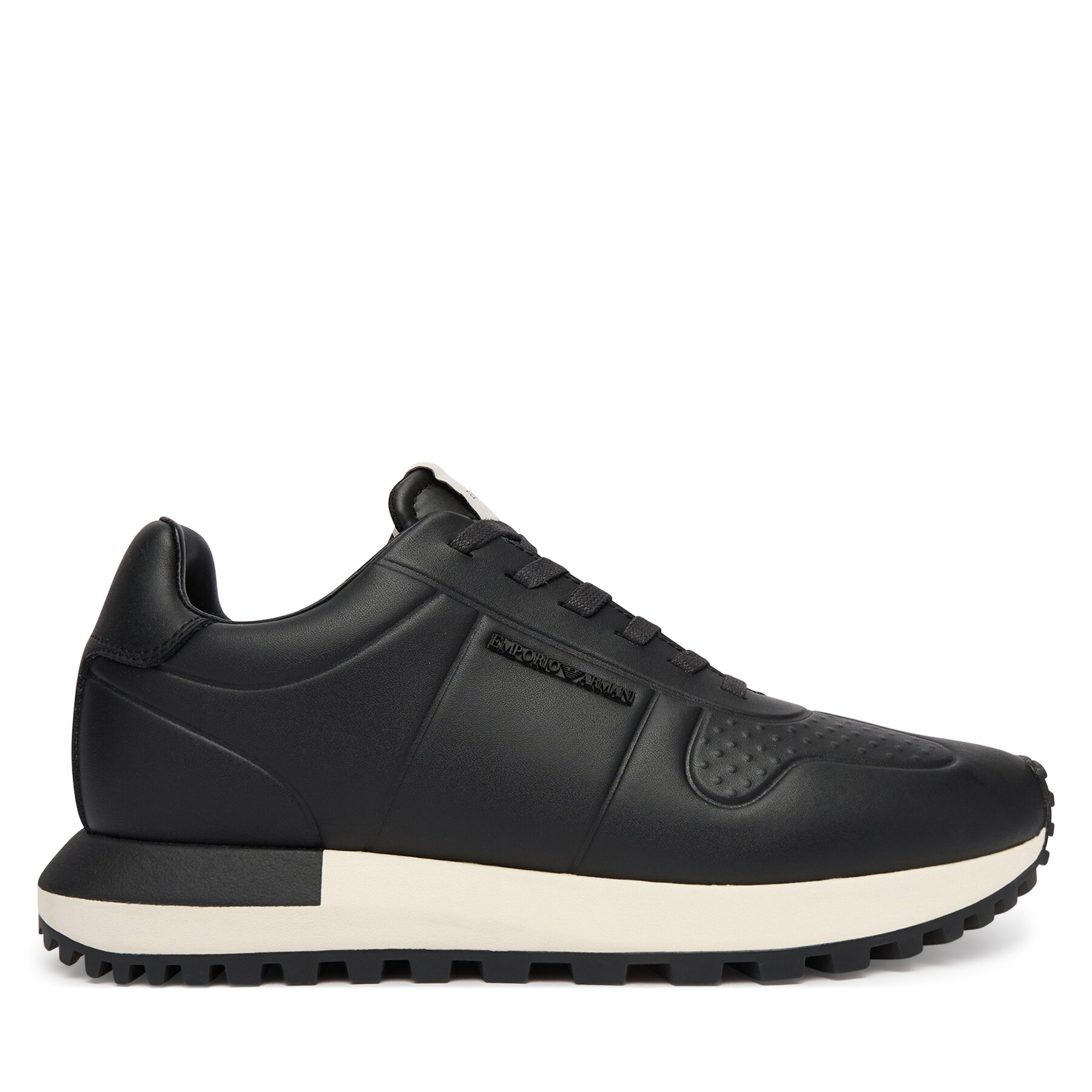Emporio Armani Herren Schwarz Sneakers Em003740 Af19726 Mc005