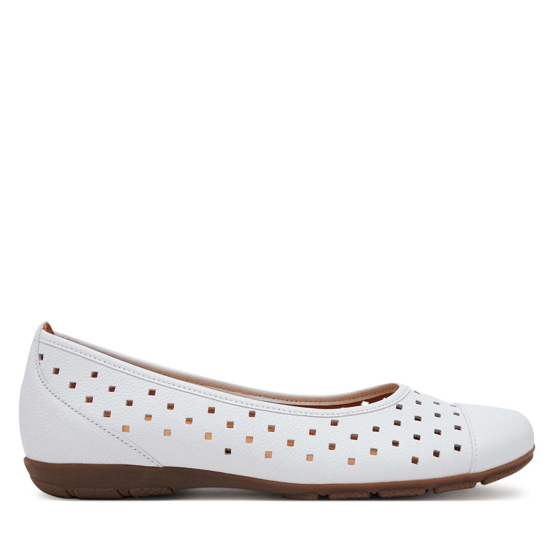 Donna Ballerine Gabor, Taglia 39, Bianco, 64.169.21, taglia : 39