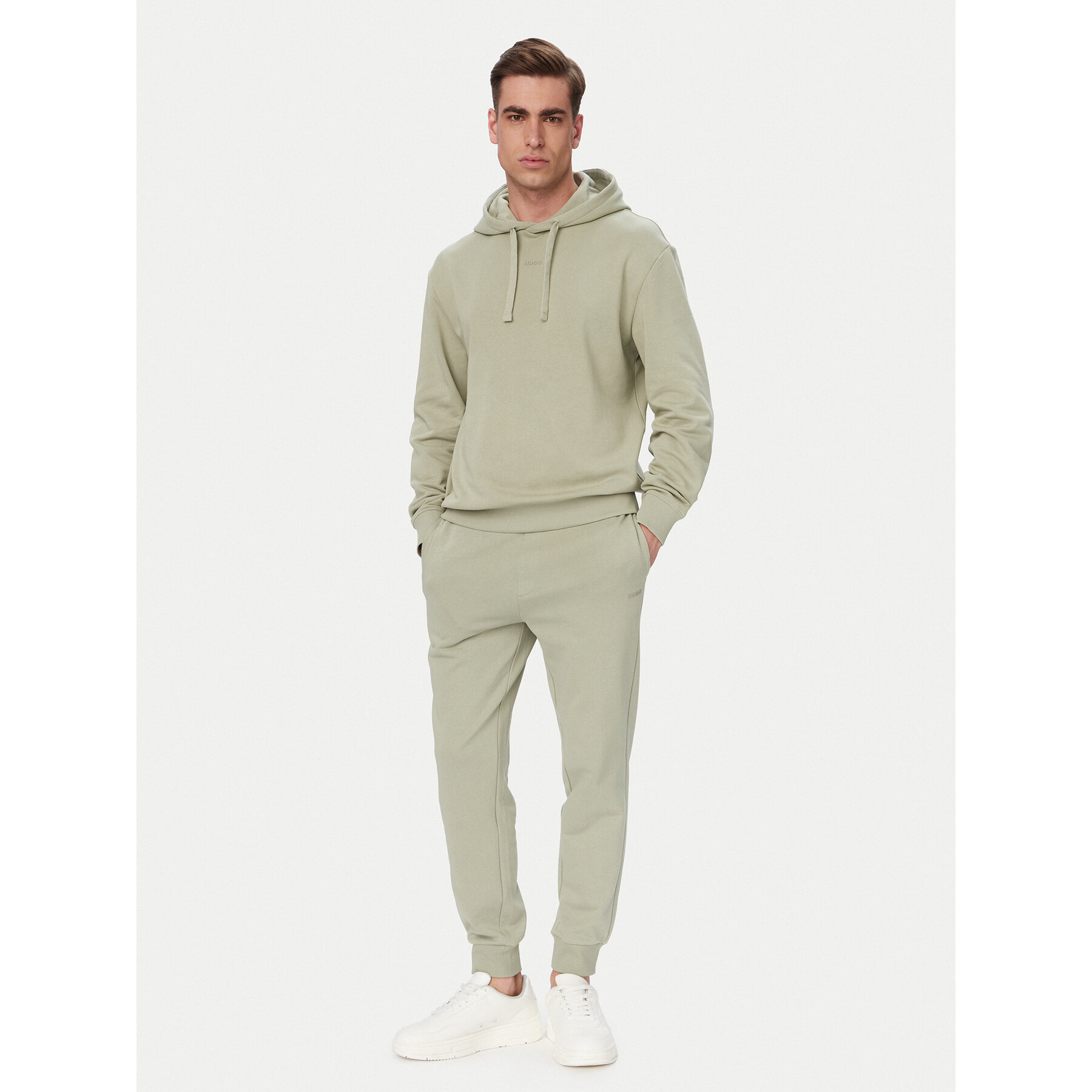 Hugo Jogginganzug Tracksuit Dapodayote 50492581 Hellgrün Relaxed Fit