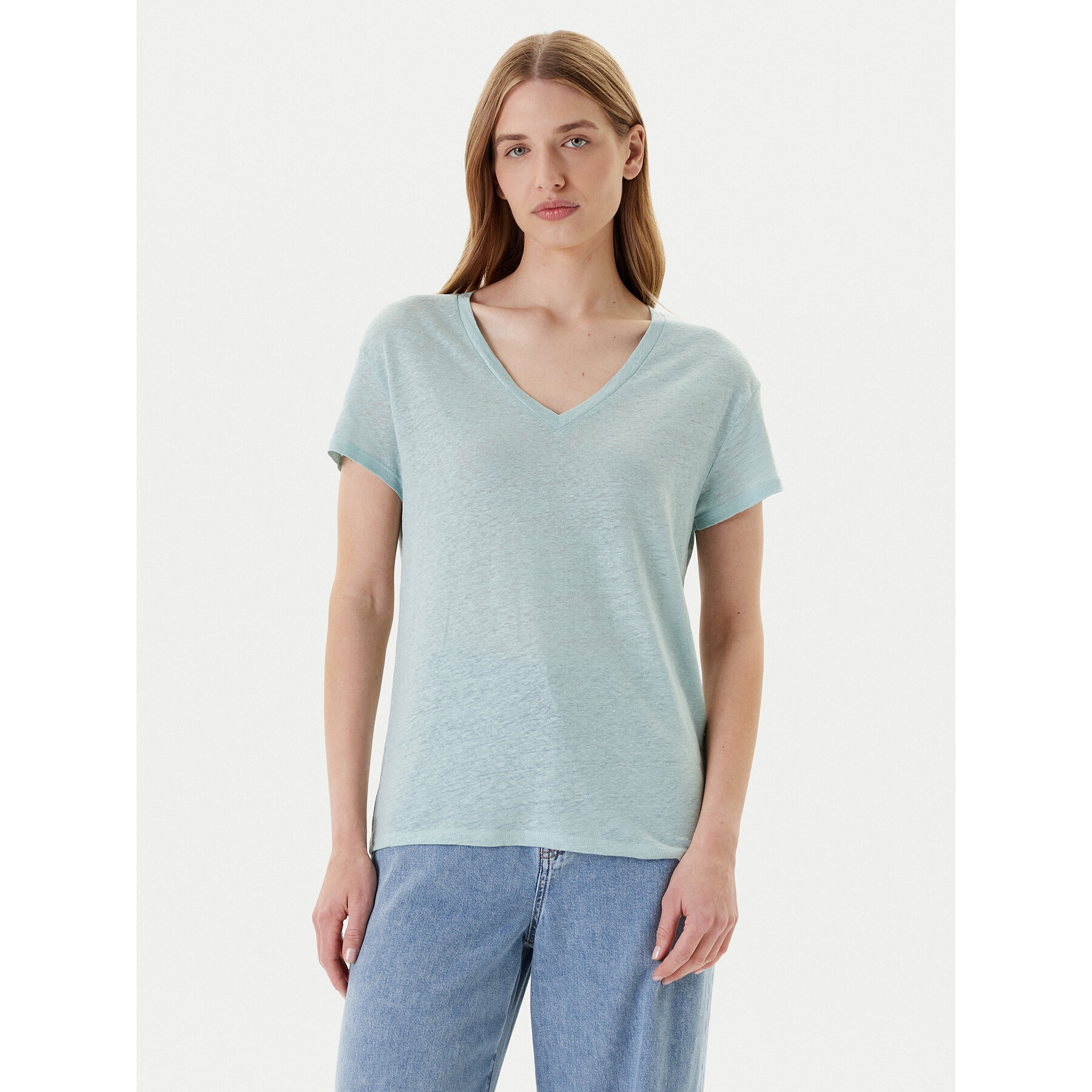 United Colors Of Benetton Póló 37UJD401Q Zöld Regular Fit