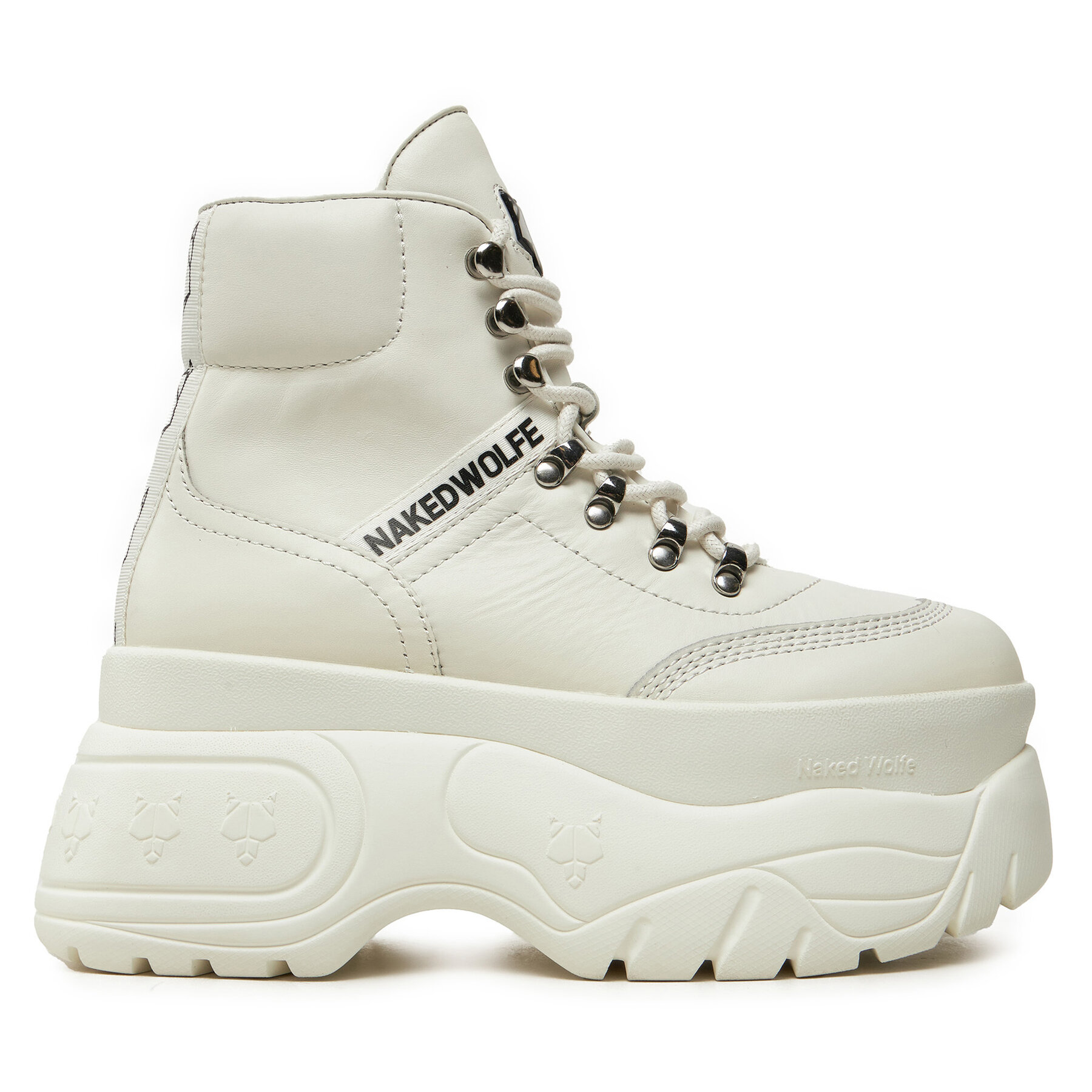 Botines Naked Wolfe Spike Blanco