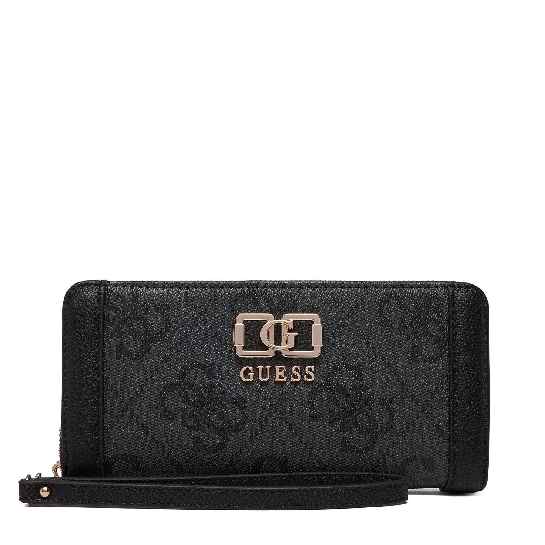 Damski Guess Portfel Szary Karnilla Logo Slg SWOS99 01146