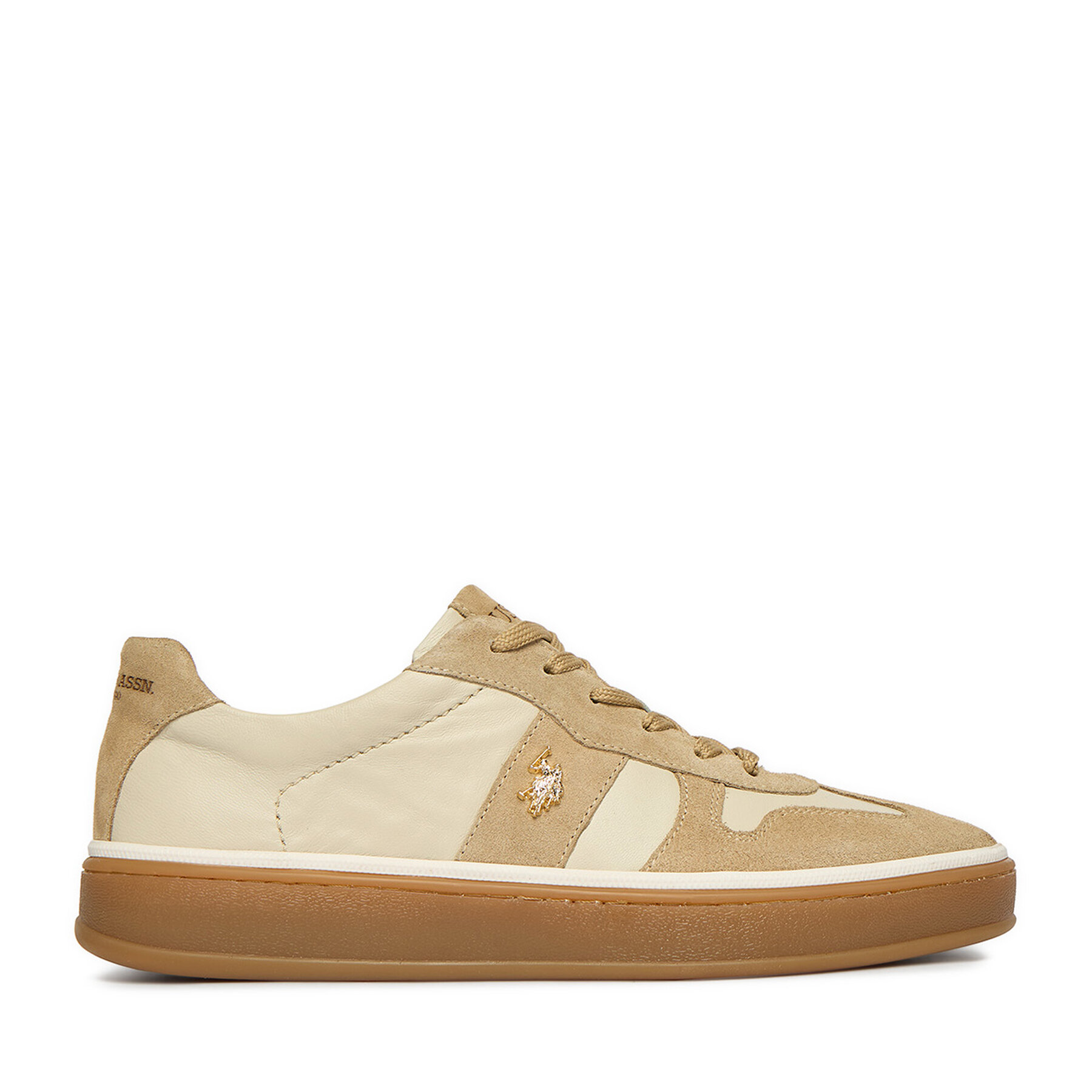 Αθλητικά U.S. Polo Assn. EO-HAIRY001W/6LS1 Κρεμ