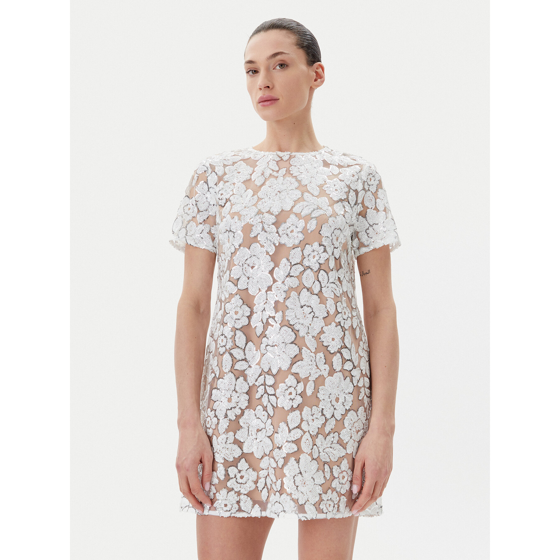 MICHAEL Michael Kors Coctailkleid MS582WRHDE Weiß Regular Fit
