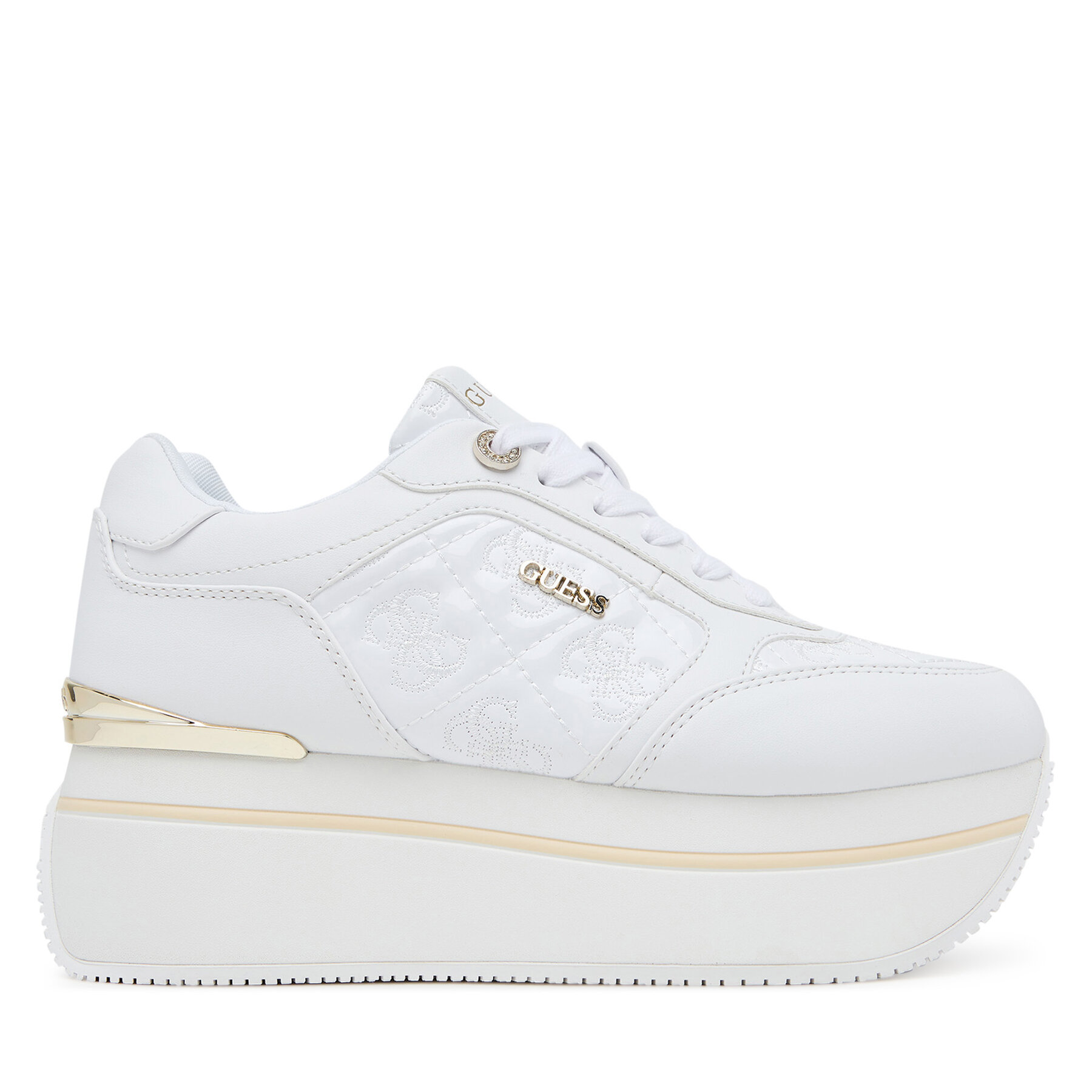 Sneakersy Guess FLTCM9 FAL12 Biela
