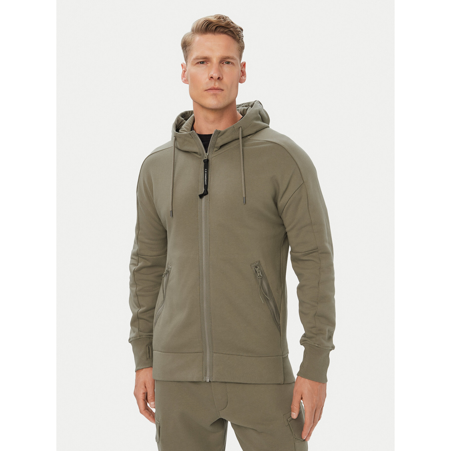 C.P. Company Sweatshirt 21CMSS715A005086W Beige Regular Fit