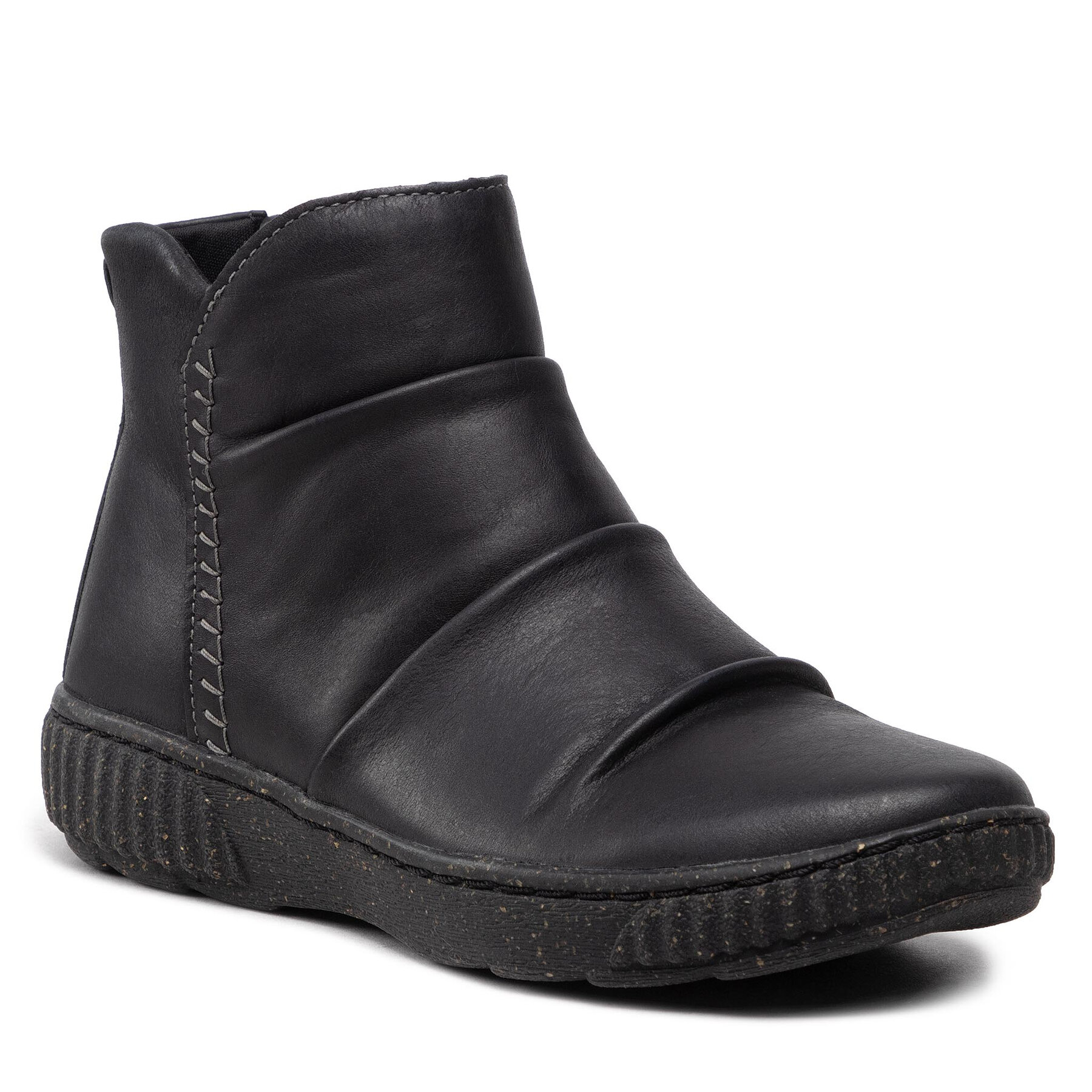 Škornji Clarks Caroline Rae 261675154 Black Leather