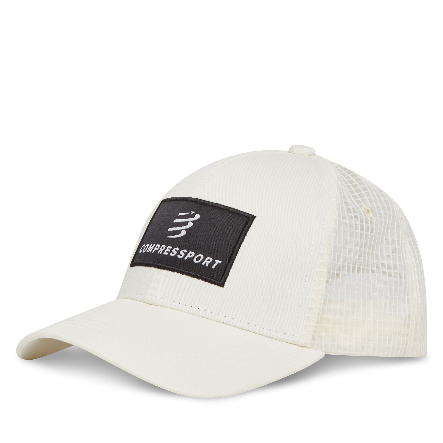 Шапка с козирка Compressport XHWU6980018TU Екрю