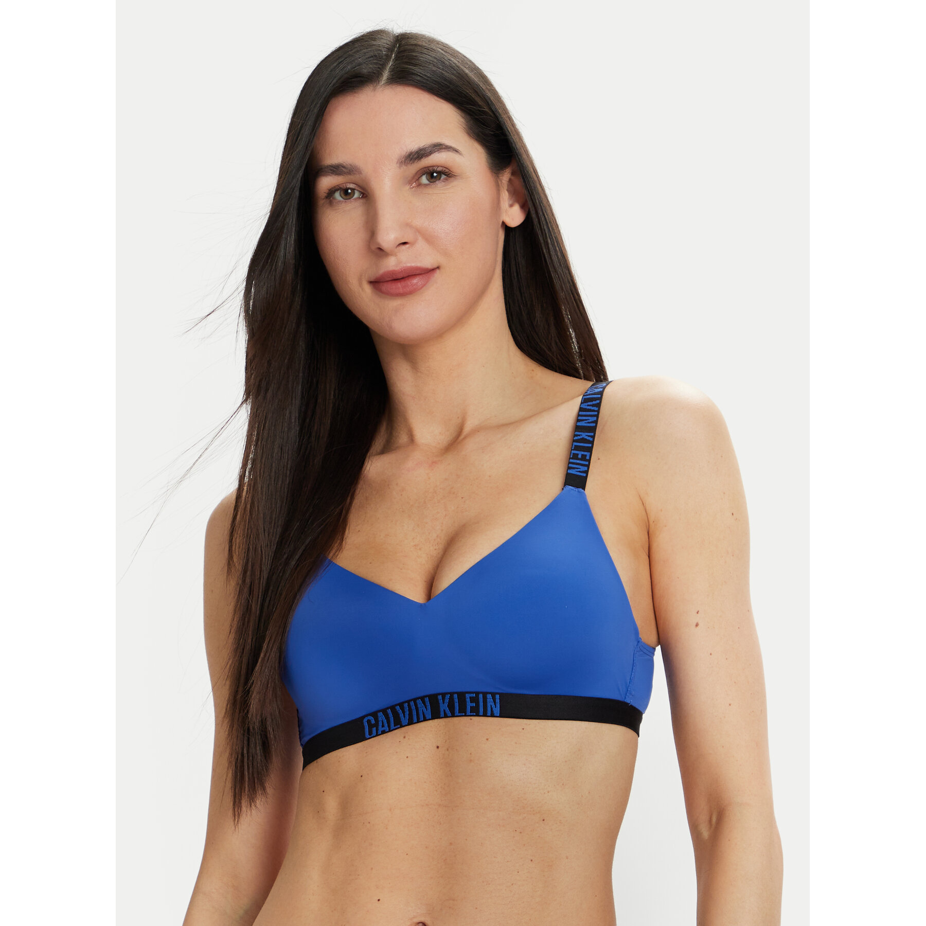 Calvin Klein Underwear Varrásmentes melltartó 000QF7659E Kék