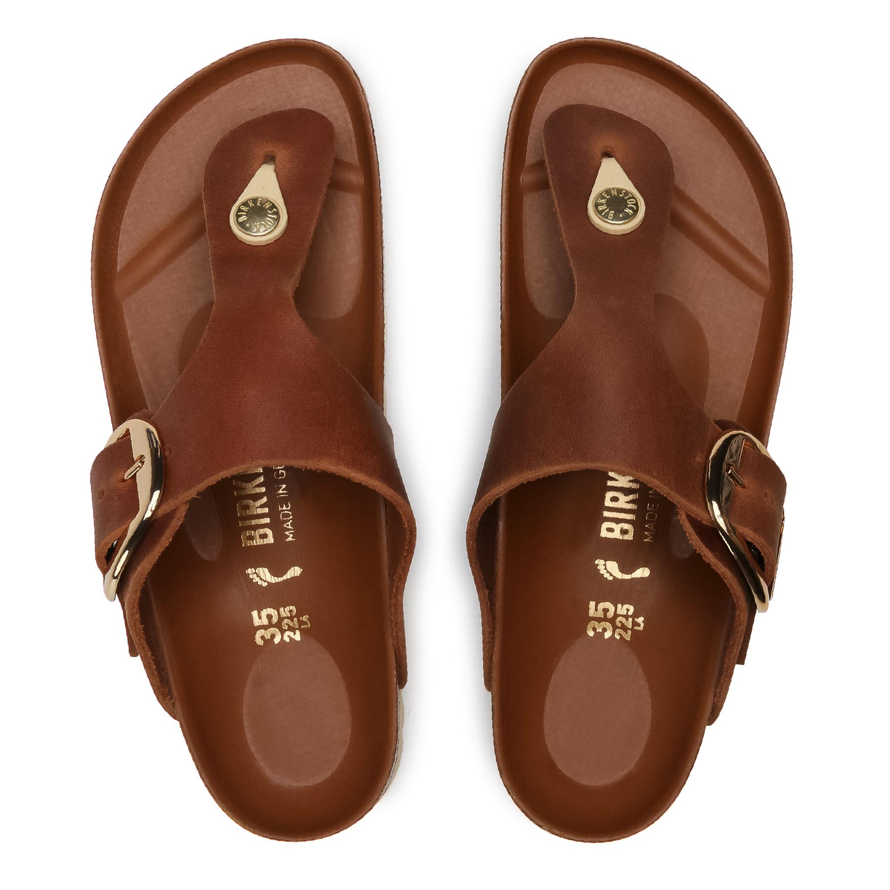 Σαγιονάρες Birkenstock Gizeh Big Buckle 1018785 Καφέ