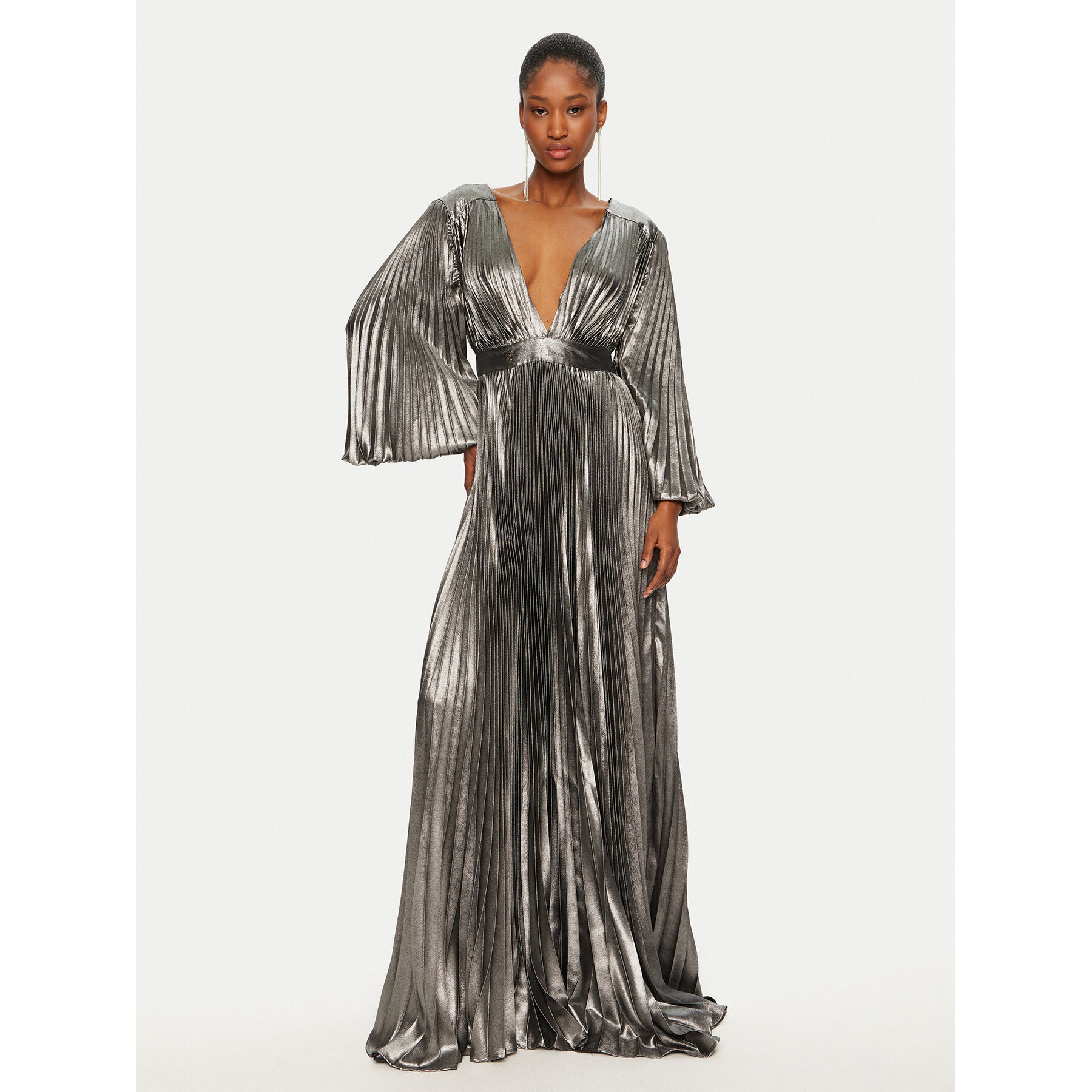 Babylon Abendkleid S00813 Silberfarben Regular Fit