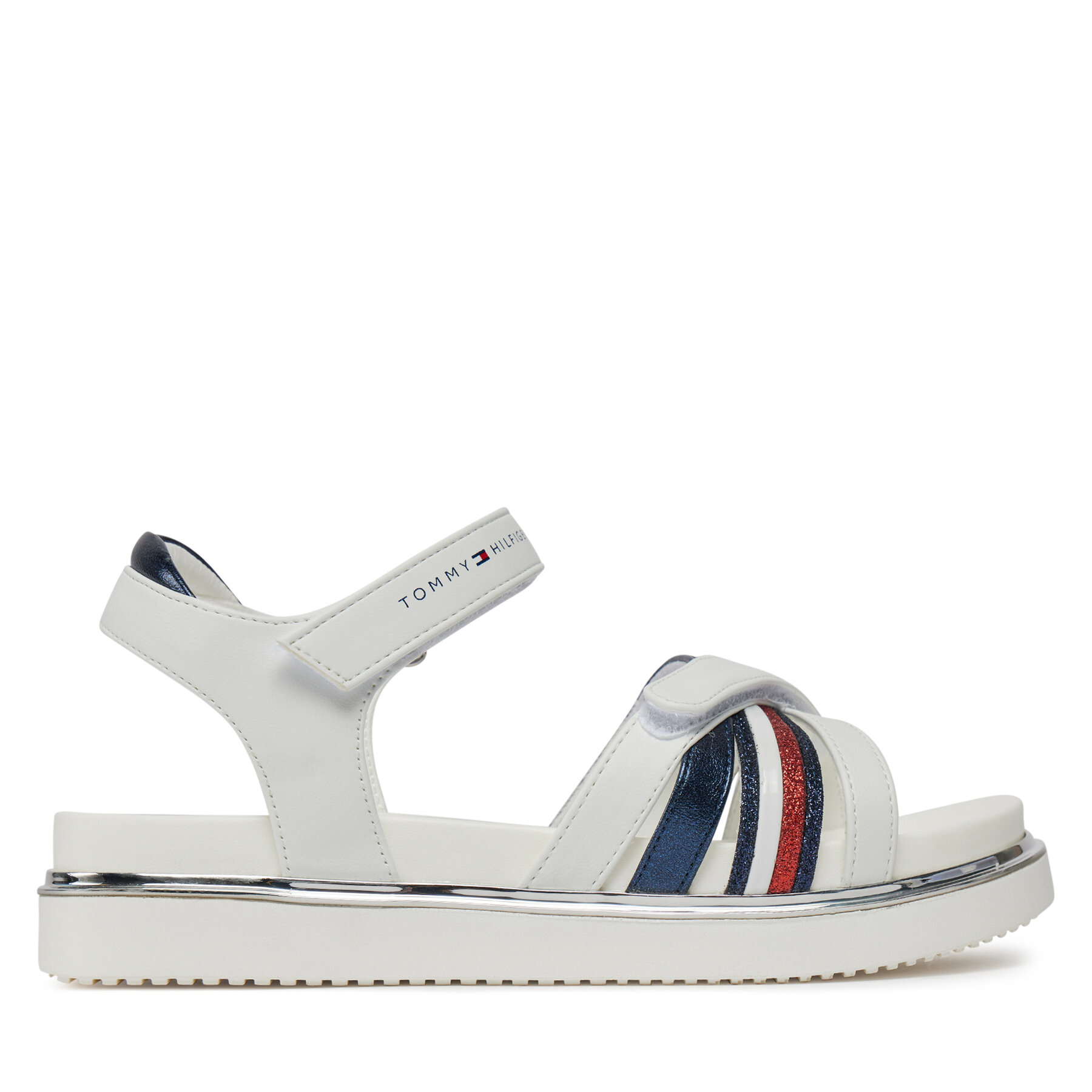 Sandalias Tommy Hilfiger Velcro Sandal T3A2-33240-0273 S Blanco