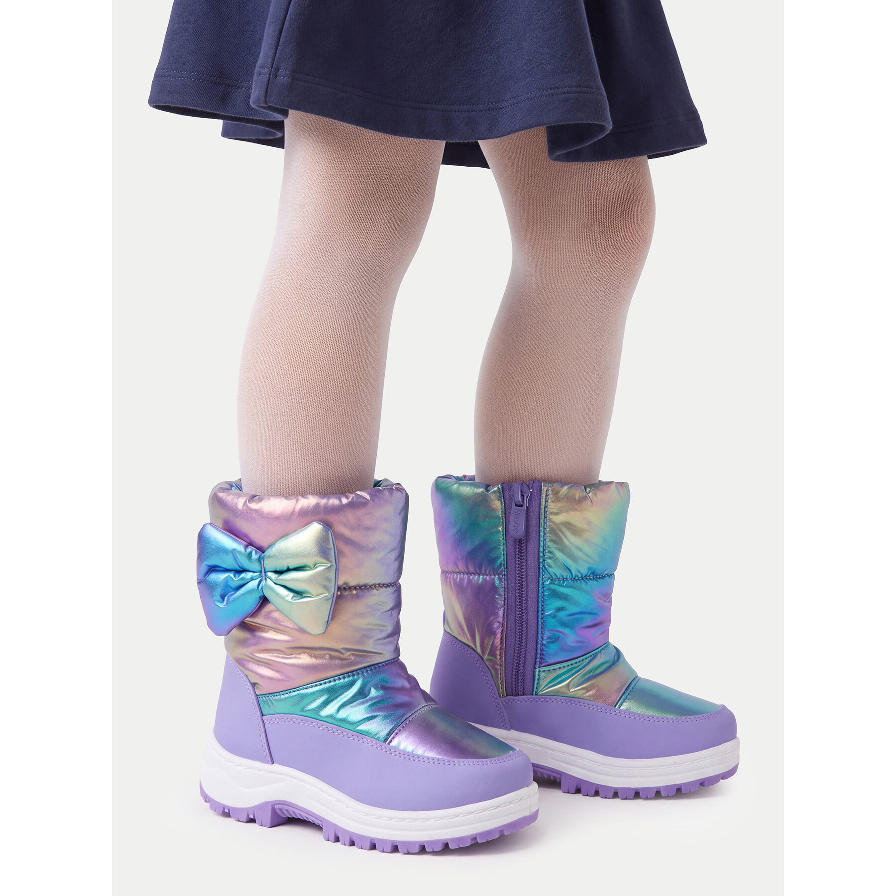 Cizme de zăpadă DeeZee CEO-D52-24K-402 Violet