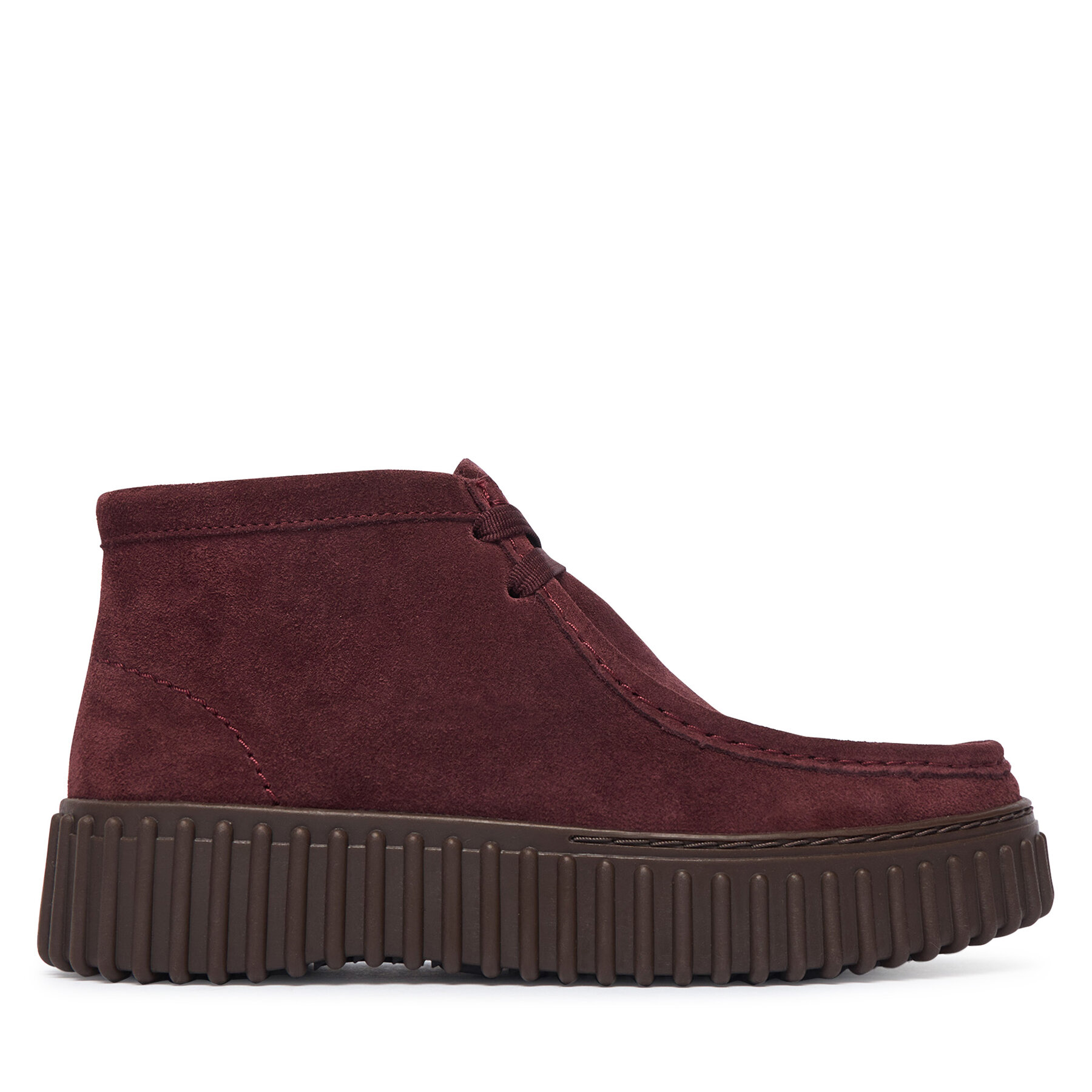 Gležnjarji Clarks Torhill Moss 26329426 Bordo rdeča