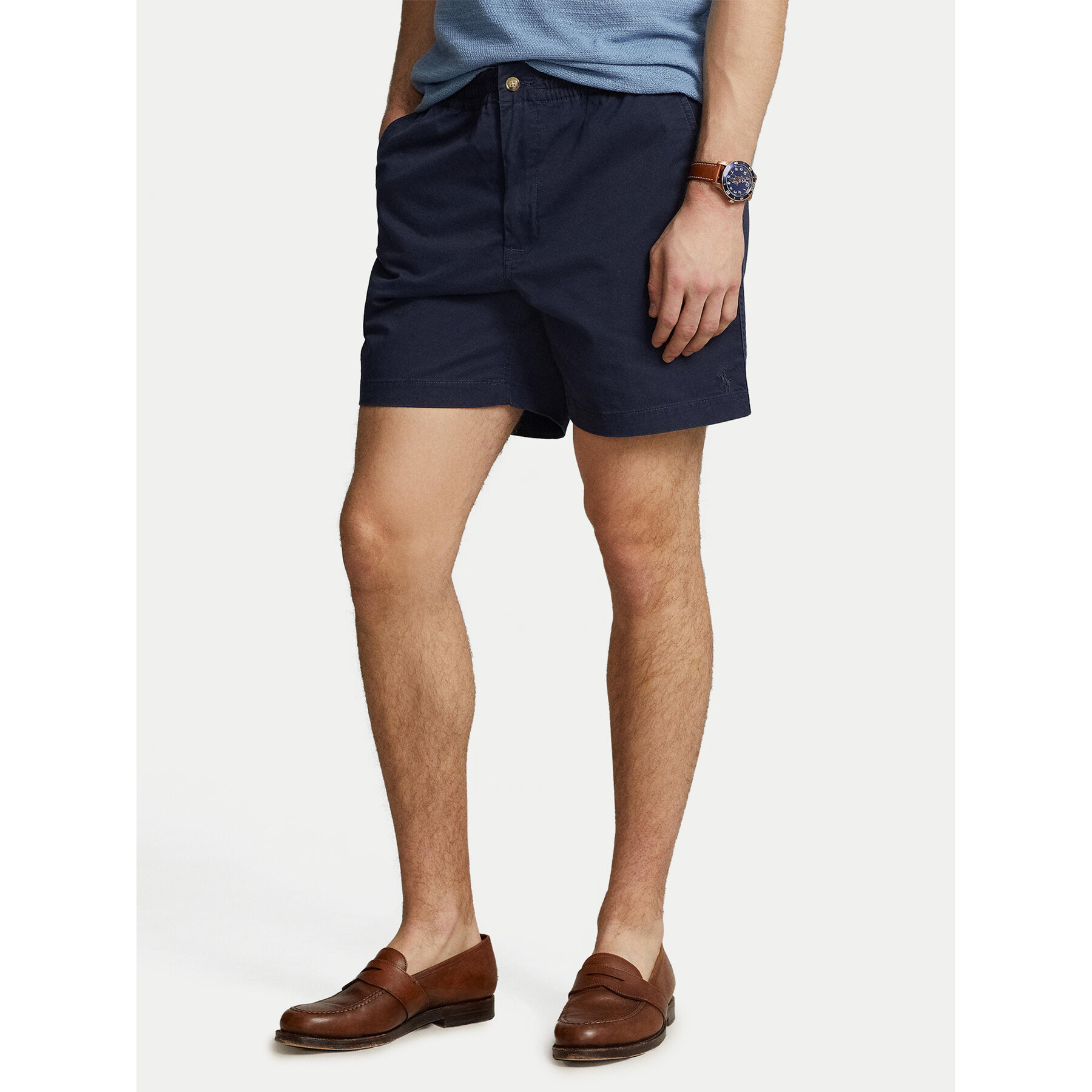 Polo Ralph Lauren Stoffshorts Prepster 710644995 Dunkelblau Classic Fit