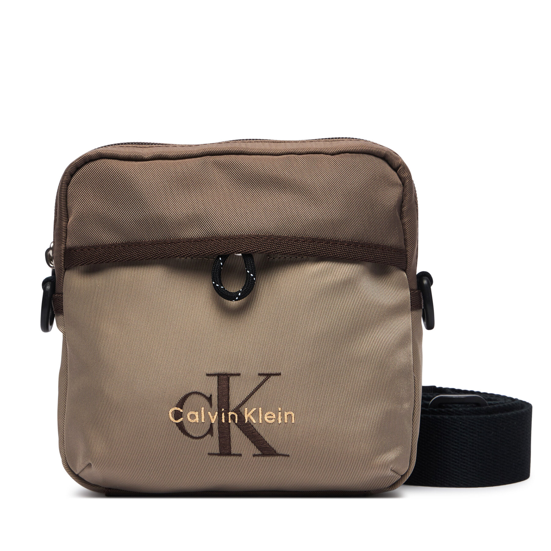 Τσαντάκι Calvin Klein Bold Clrblk Square Crossobdy LV04D3519G Καφέ