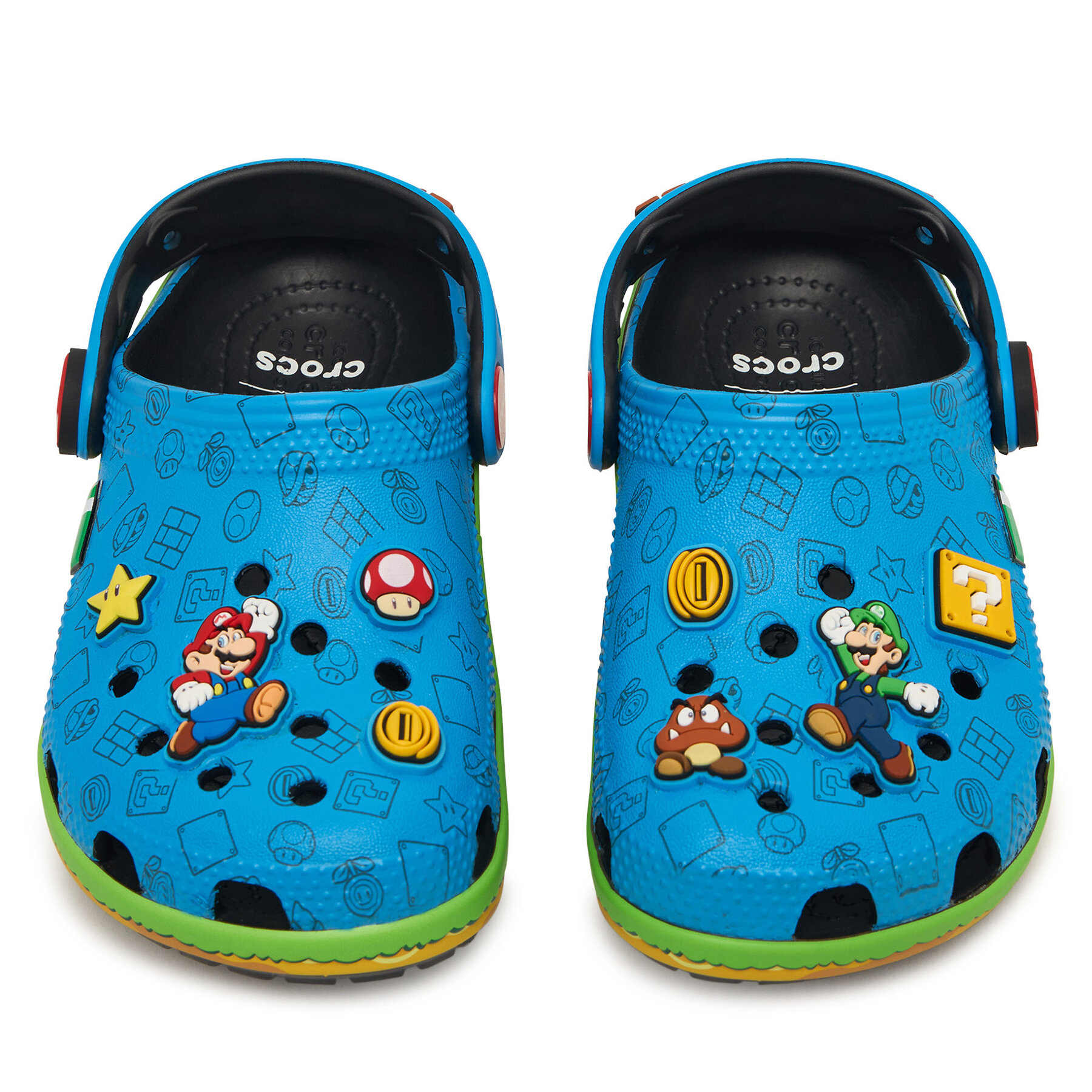 Natikače Crocs Super Mario Core Classic Clog Kids 212140 Šarena