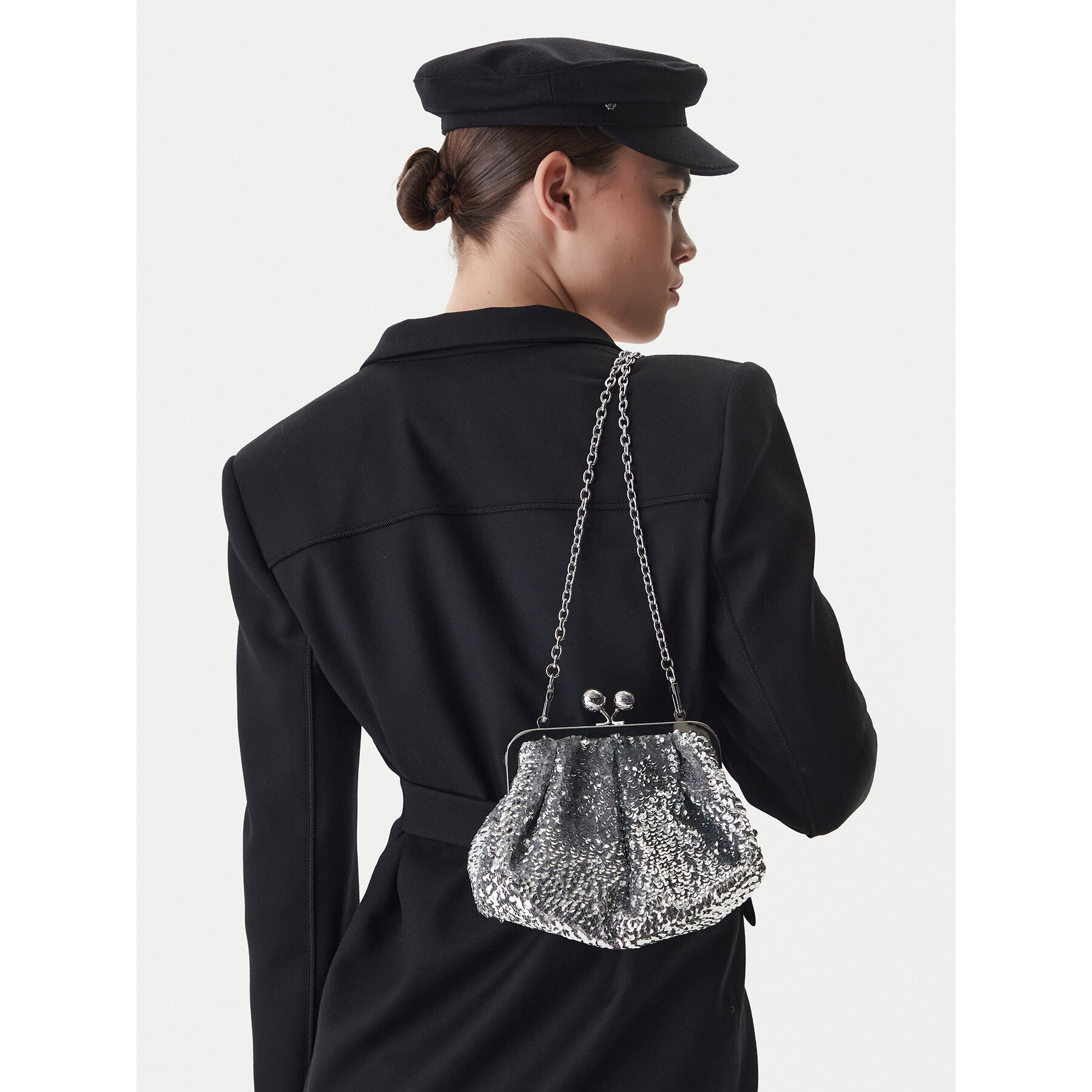 Geantă Weekend Max Mara 2615511094650 Argintiu