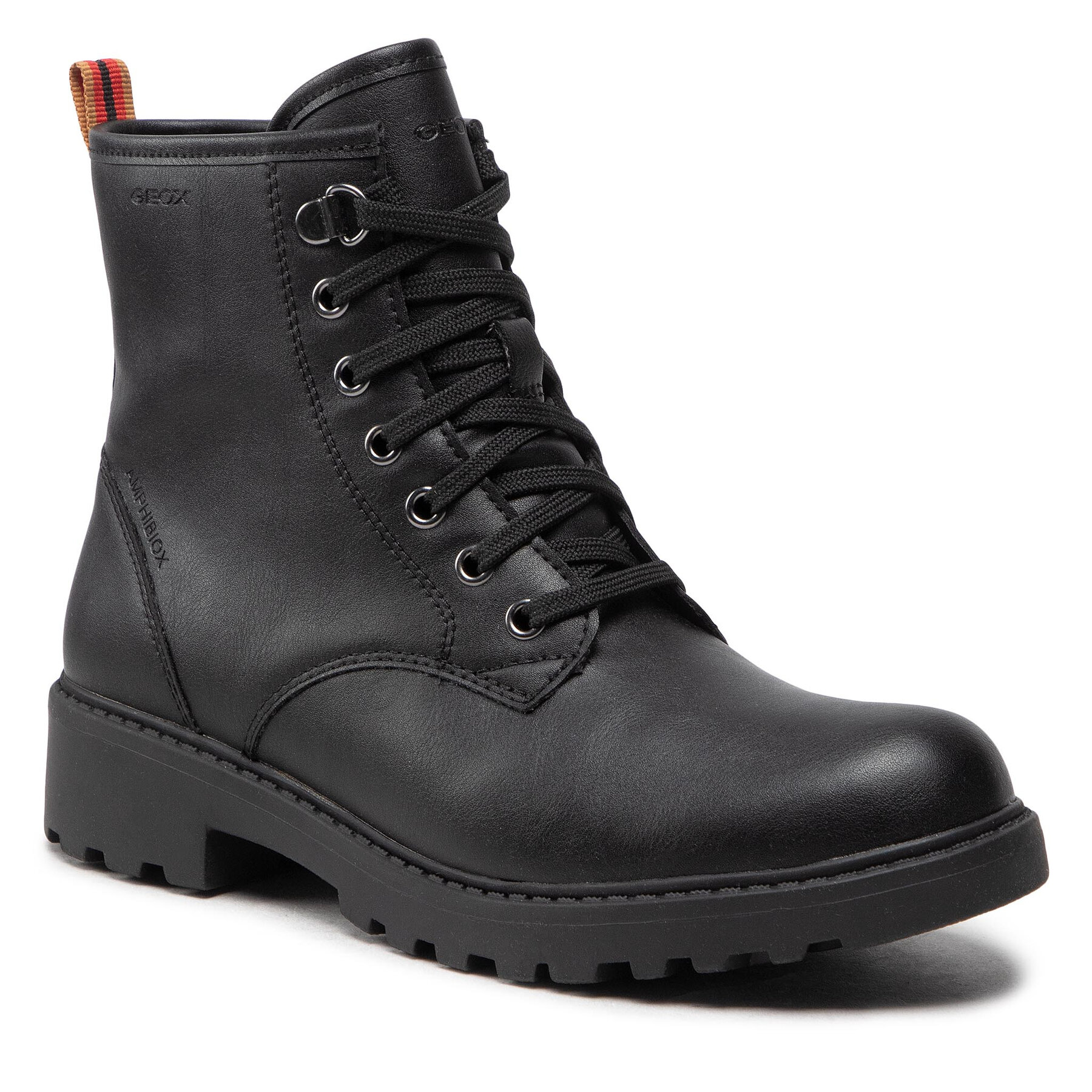 Geox J Casey G. B Abx D J267ZD 000BC C9999 D Black – Туристически oбувки