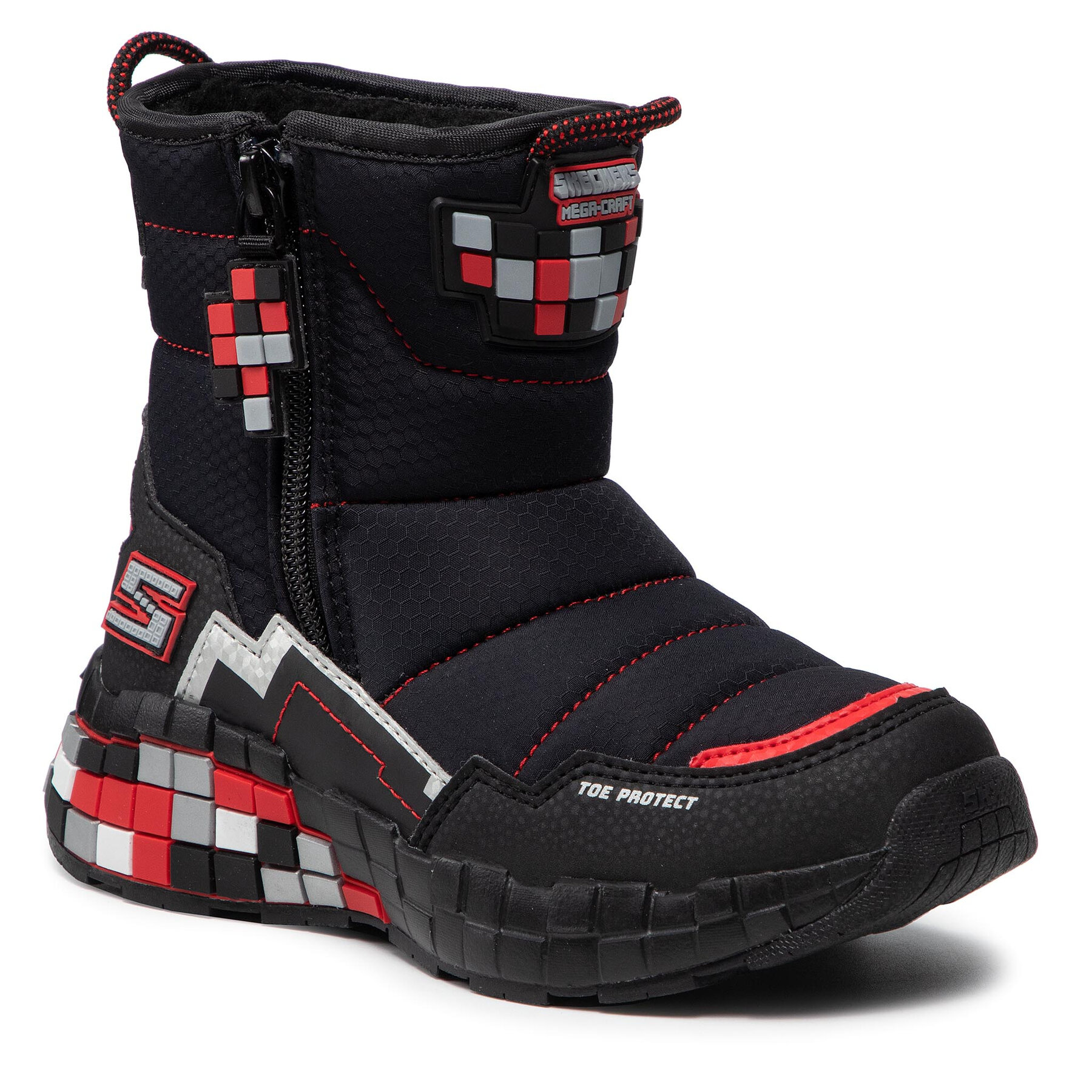 Škornji za sneg Skechers Cuboforce 402198L/BKRD Black/Red