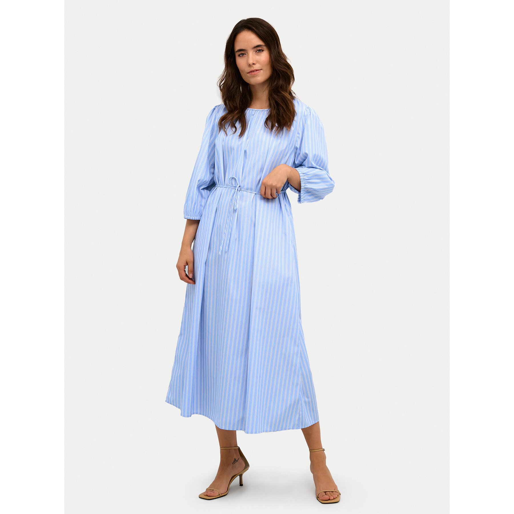 Kaffe Hemdkleid Mackie 10508856 Blau Relaxed Fit