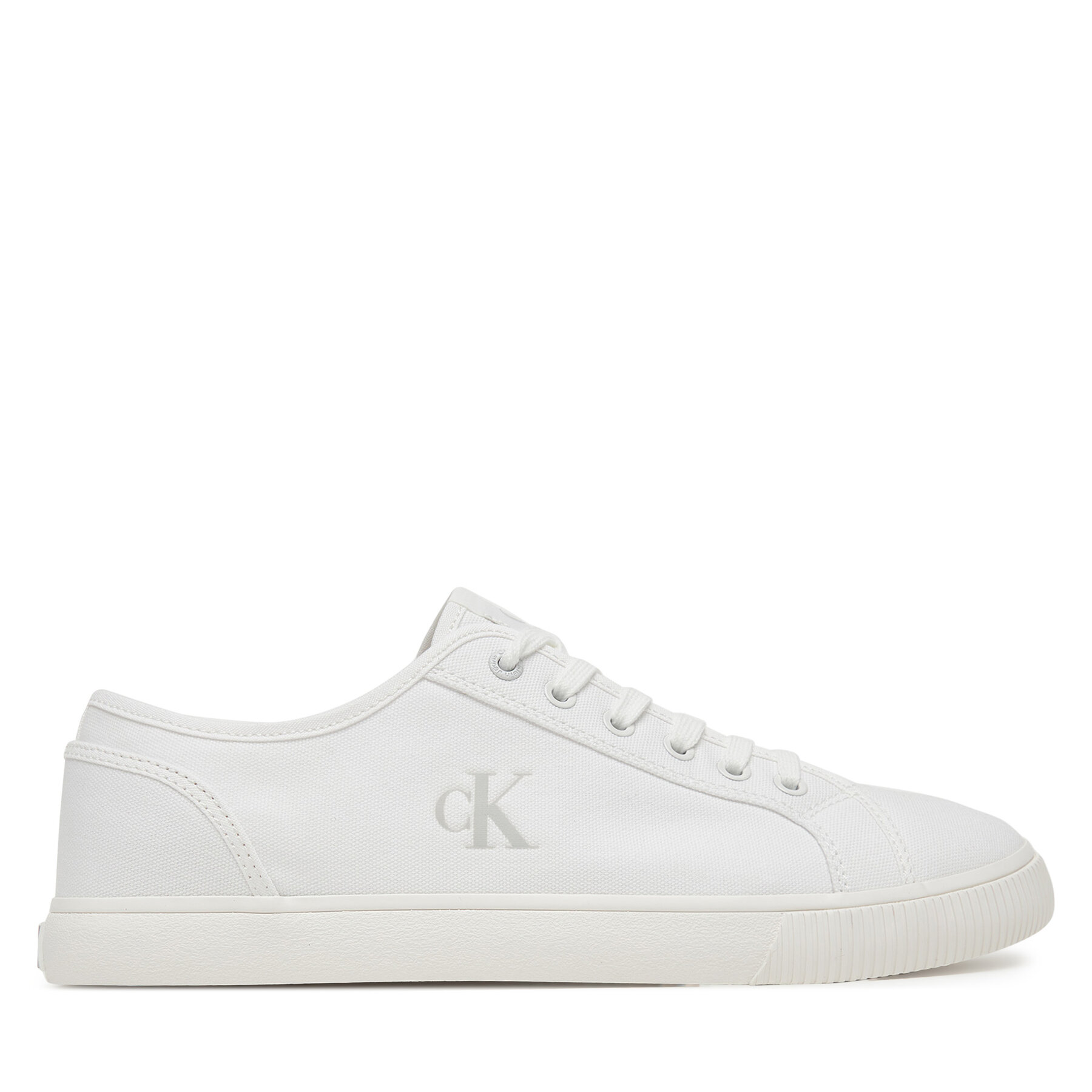 Pánske Tenisky Calvin Klein Jeans, Rozmer: 45, Biela, Ess Vulc Low Mg Canvas YM0YM01209