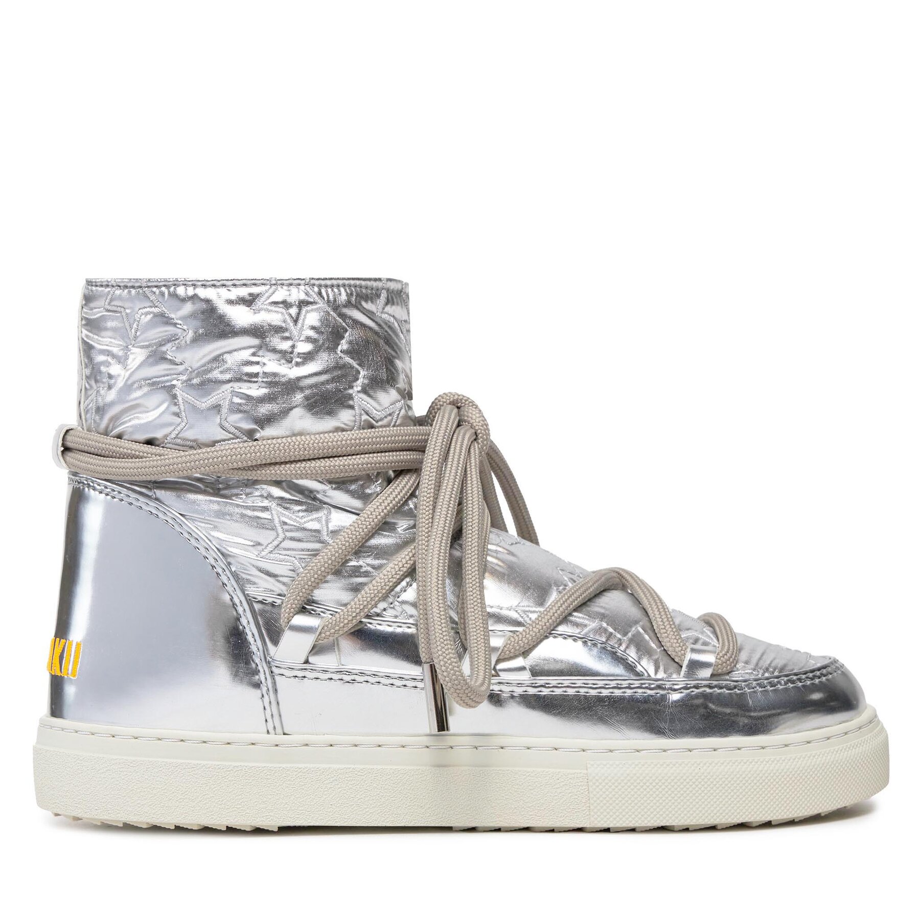 Inuikii Μπότες Χιονιού Inuikii Bomber Star 75202-068 Ασημί