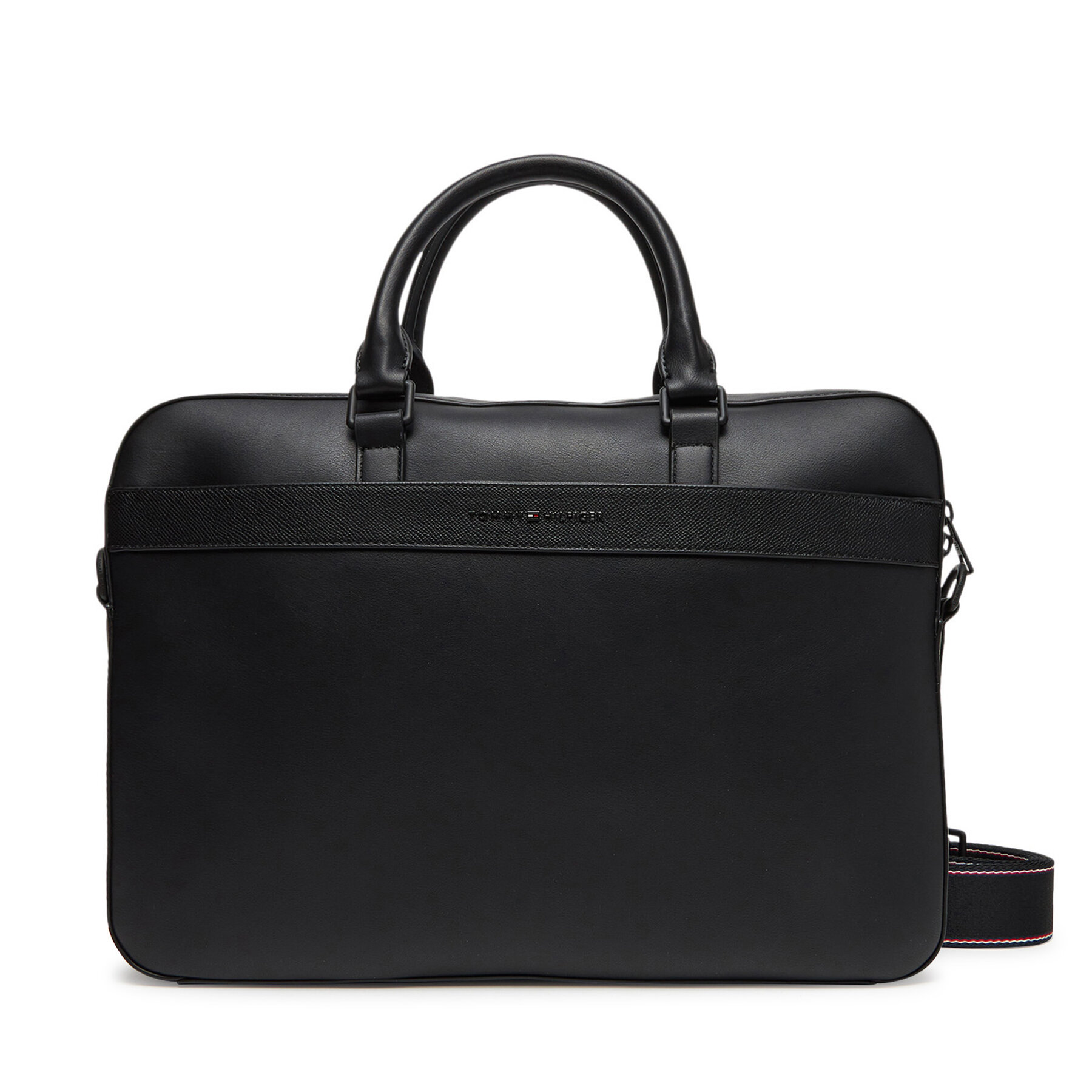 Taška na laptop Tommy Hilfiger Th Corp Computer Bag AM0AM13222 Čierna