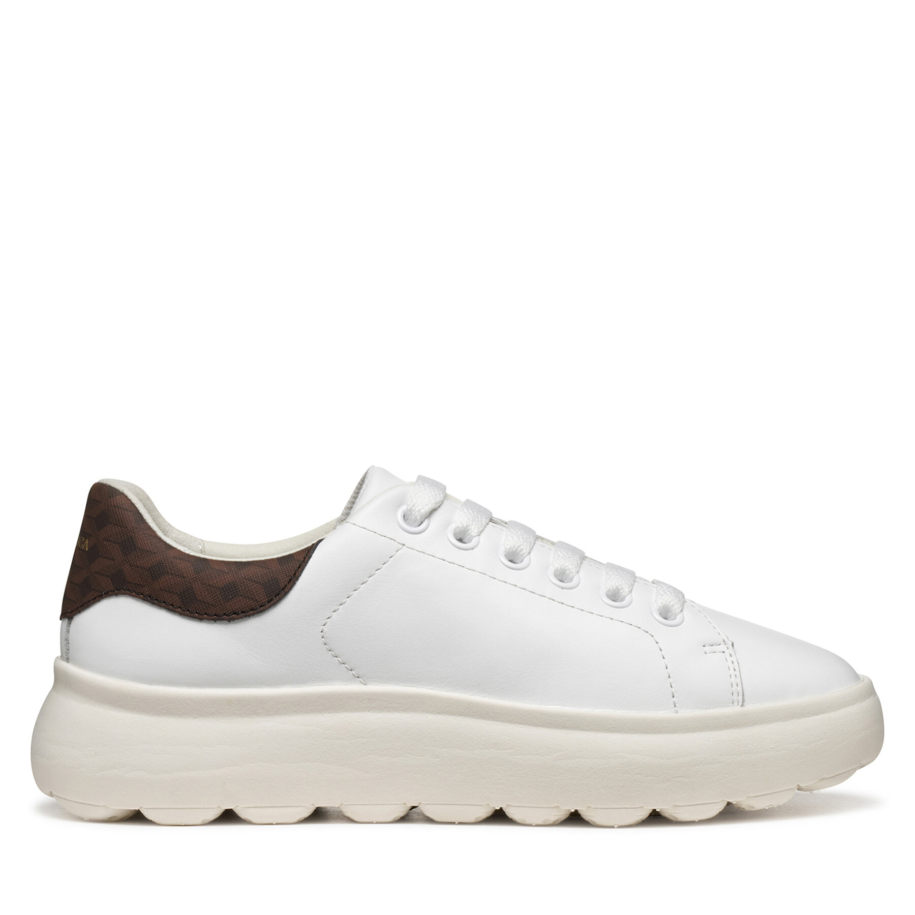 Sneakersy Geox D Spherica Ec4.1 D45TCD 08504 C1224 Biela