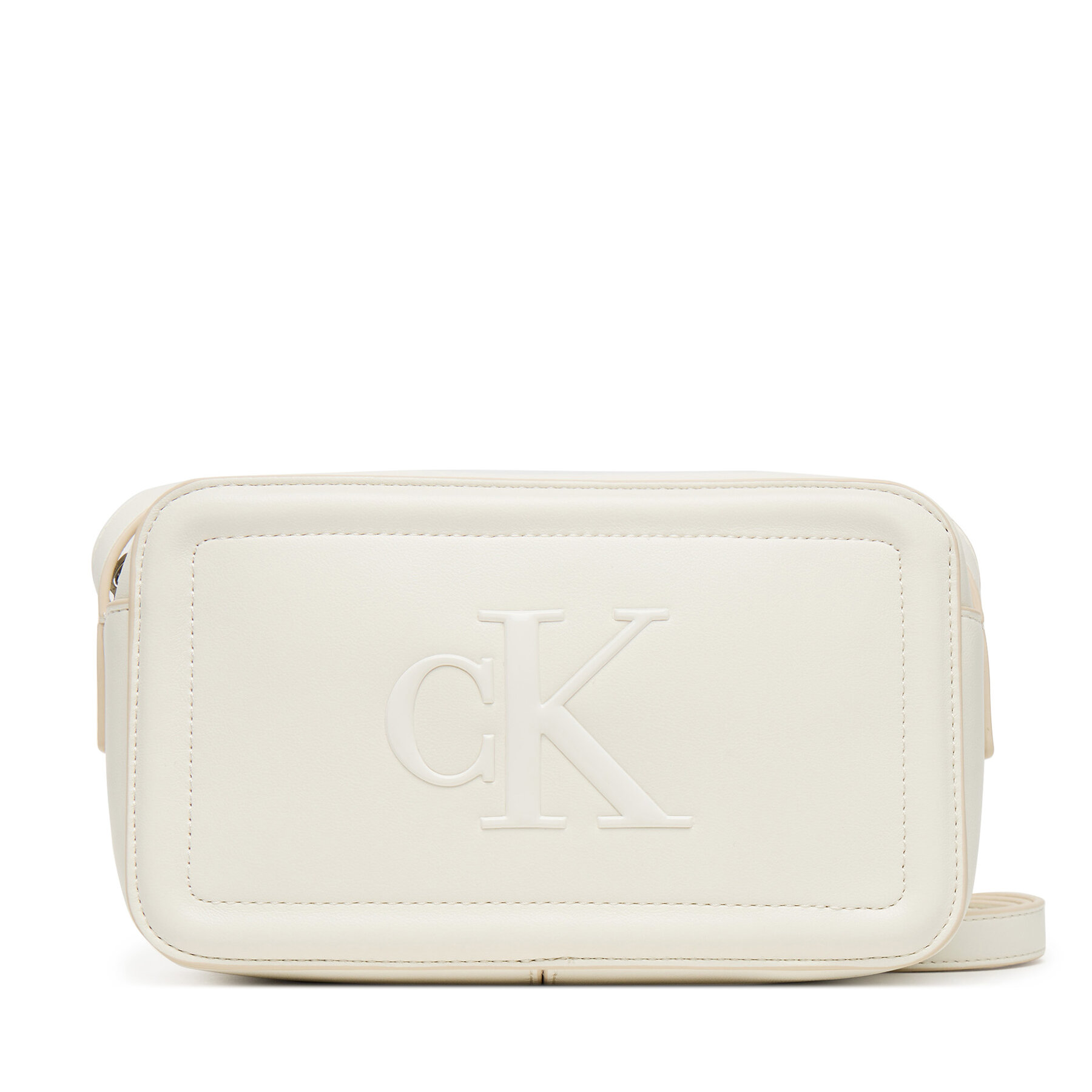 Geantă Calvin Klein Bold Ck Camera Bag LV04F3220G Alb