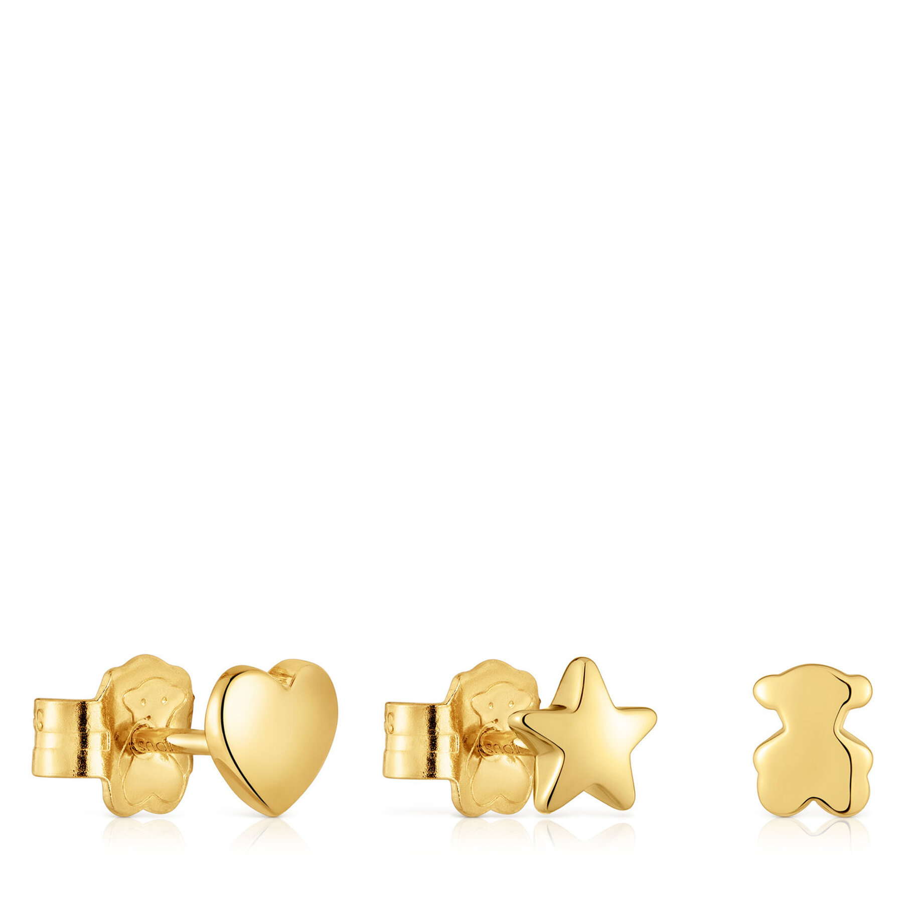 Set náušníc TOUS Bold Motif 1004102700 Zlatá