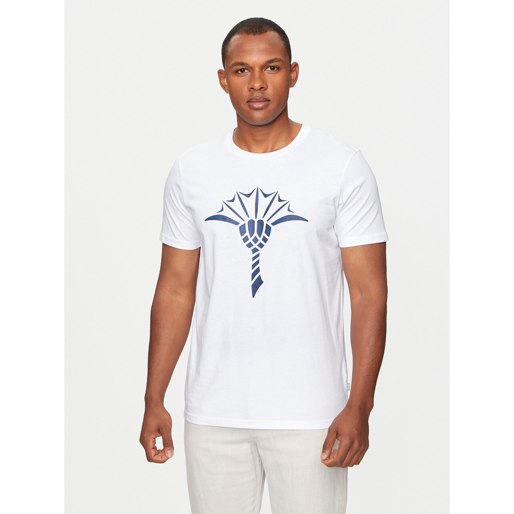 JOOP! Póló 01Alerio 30042432 Fehér Modern Fit