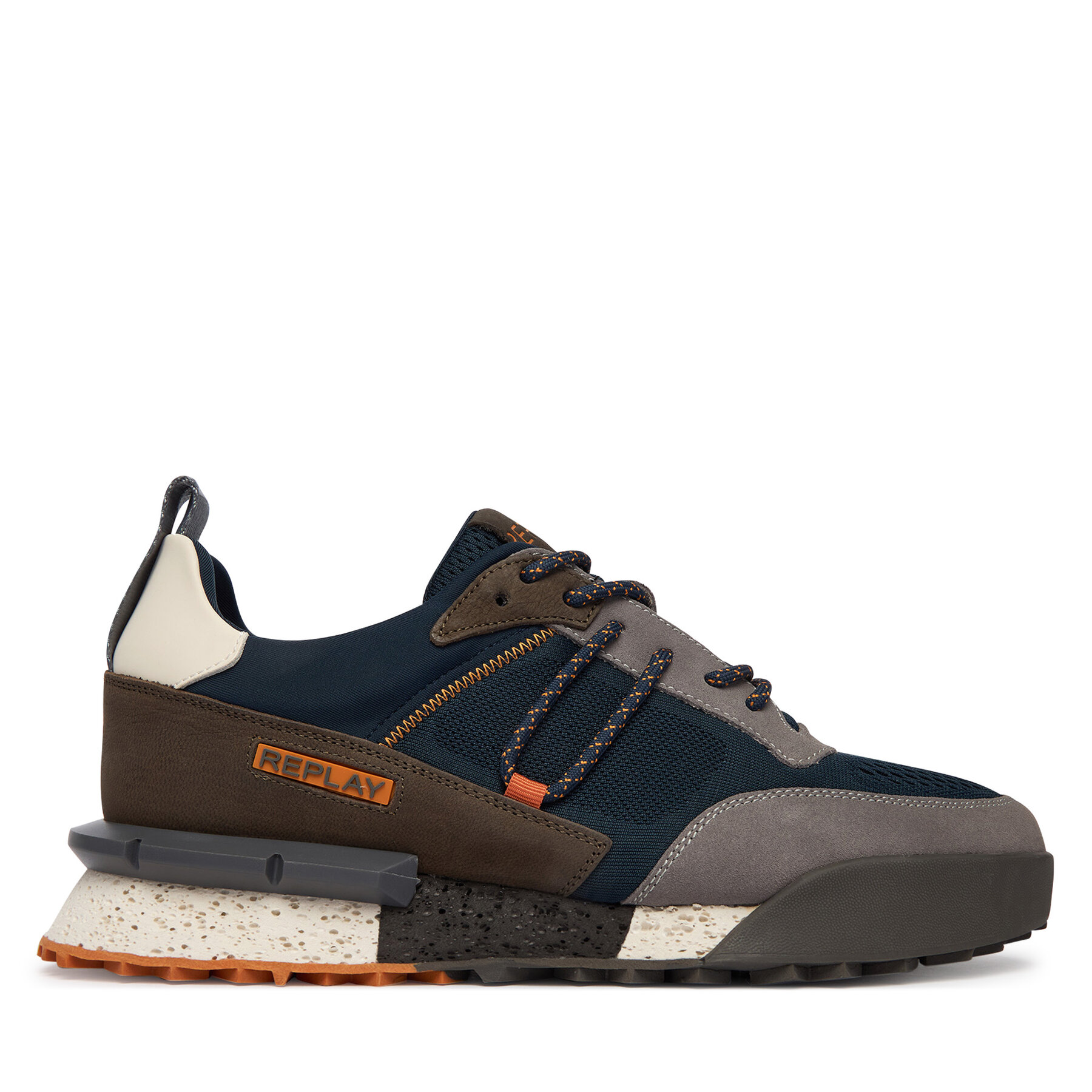 Sneakersy REPLAY GMS1P .000.C0072L Tmavomodrá