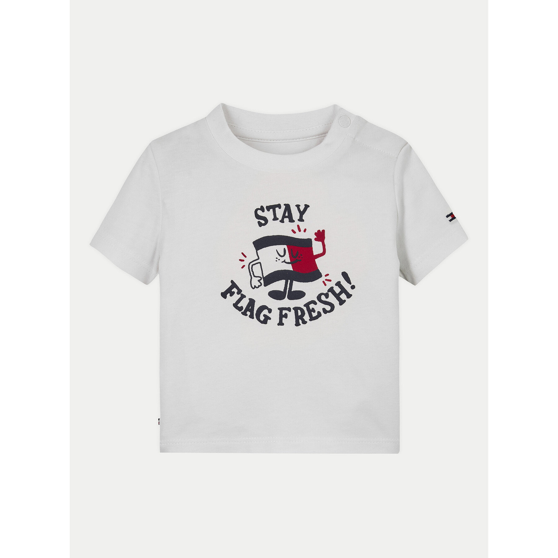 Tommy Hilfiger Póló Graphic KN0KN01964 Fehér Regular Fit