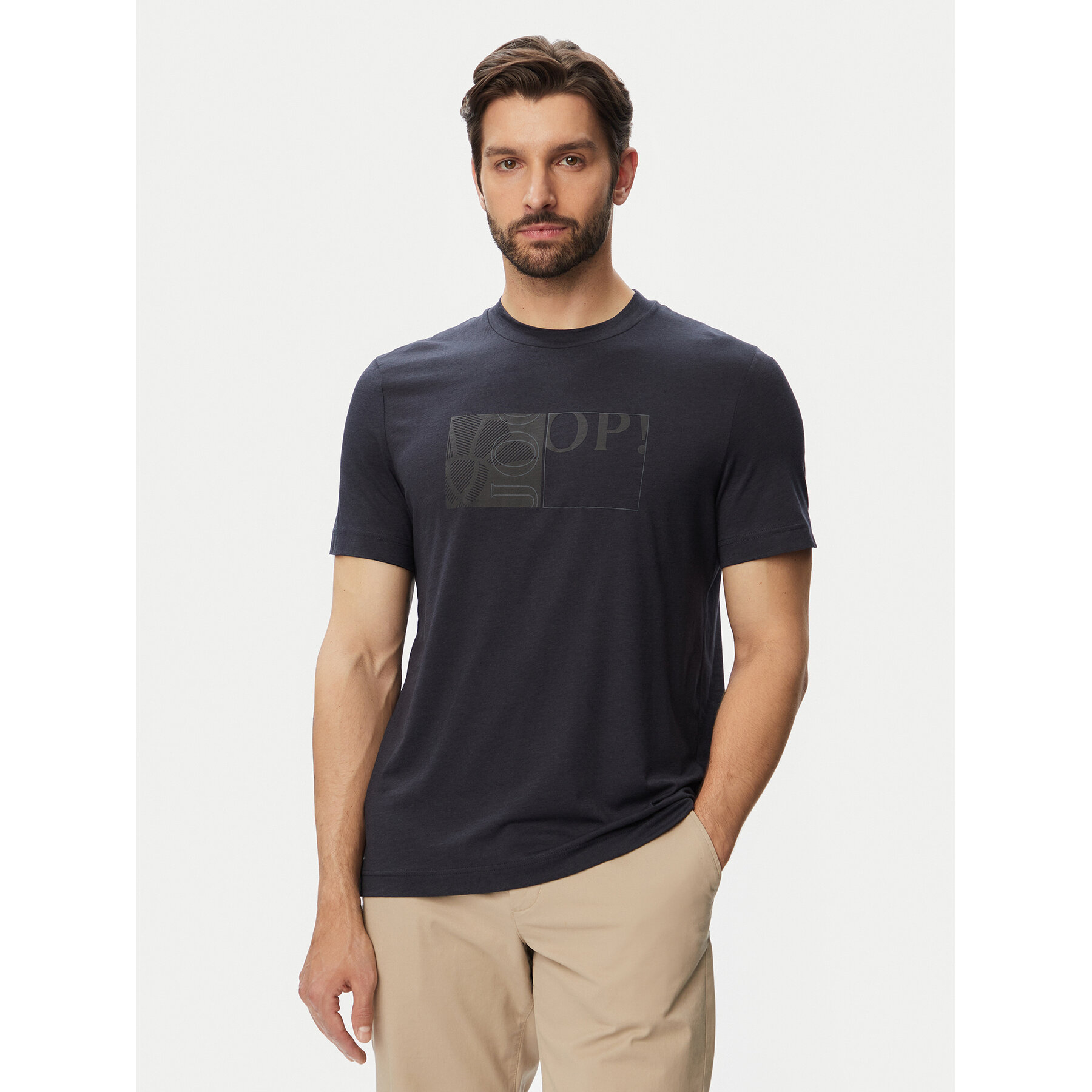 JOOP! T-Shirt Jj-Gislan 30103405 Dunkelblau Regular Fit