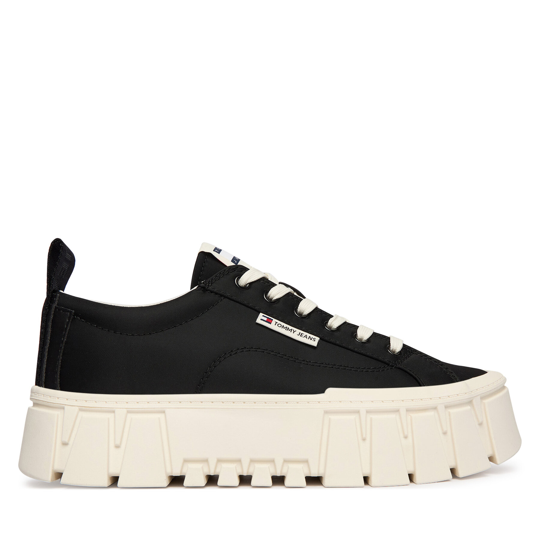 Sneakers Tommy Jeans Tjw Flatform Chunky Sneaker EN0EN03036 Negru
