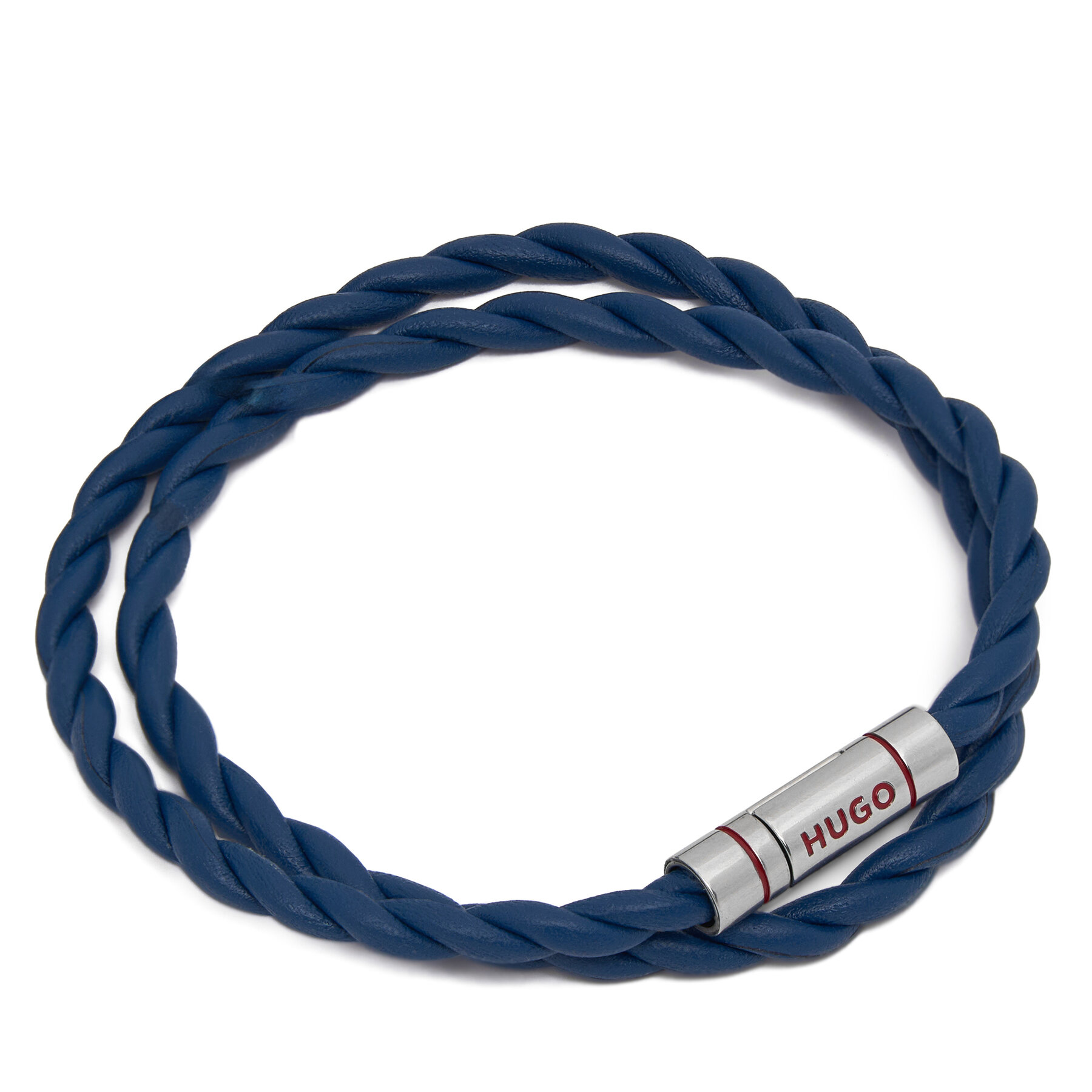 Zapestnica HUGO E-Doublebraid4 50552596 Modra