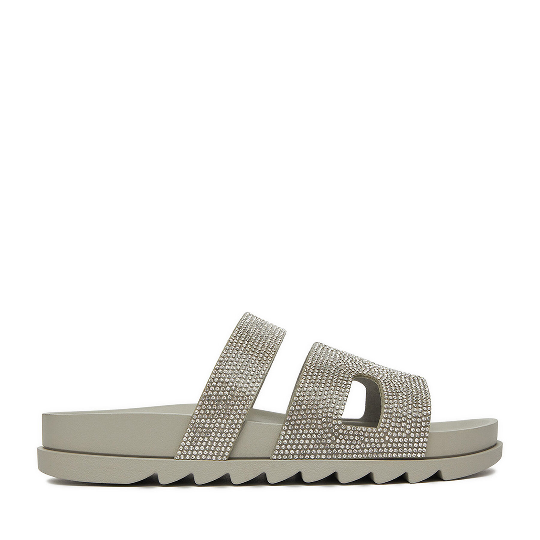 JENNY Mujer Chanclas, Talla : 41, Gris, LC050429