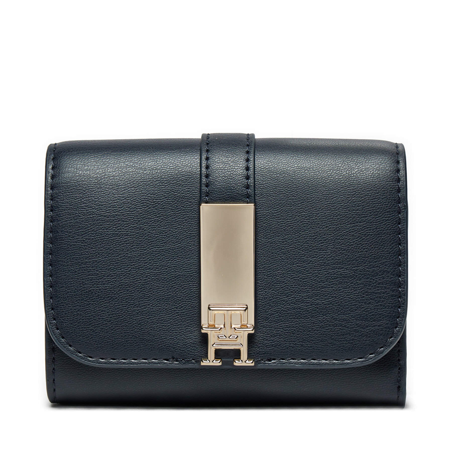 Portofel Mic de Damă Tommy Hilfiger Th Heritage Med AW0AW16579 Bleumarin