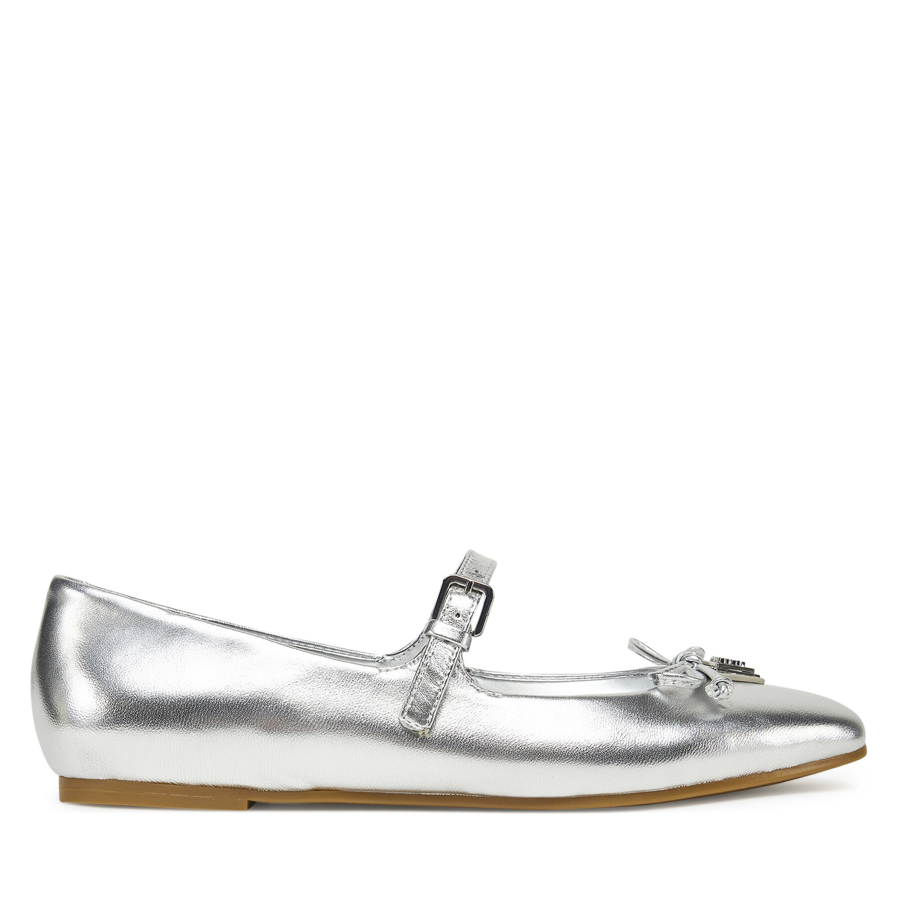 Baleríny Guess FLJKAY LEM02 Strieborná