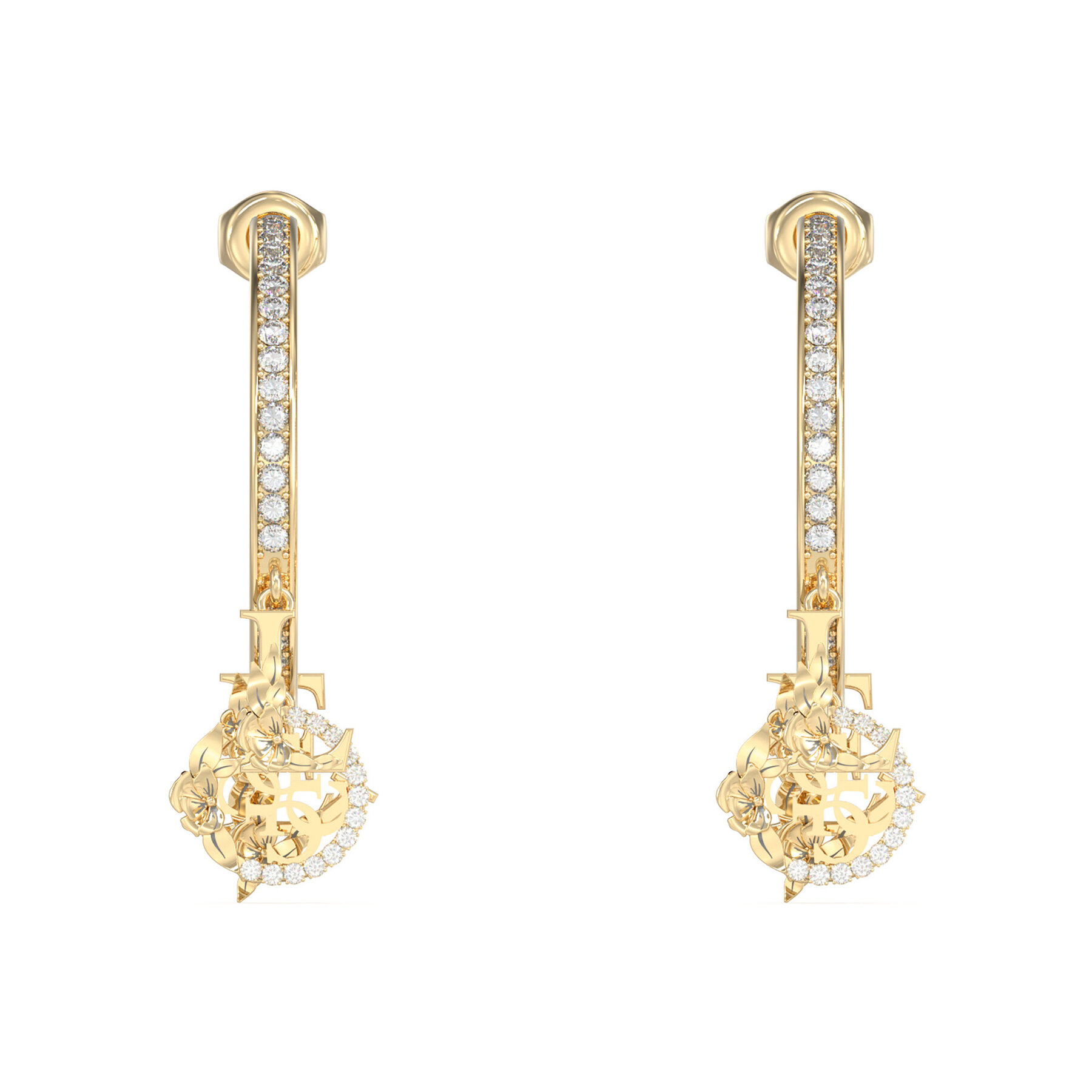  Fülbevaló Guess JUBE05 034JW Arany akciós termékkép 1