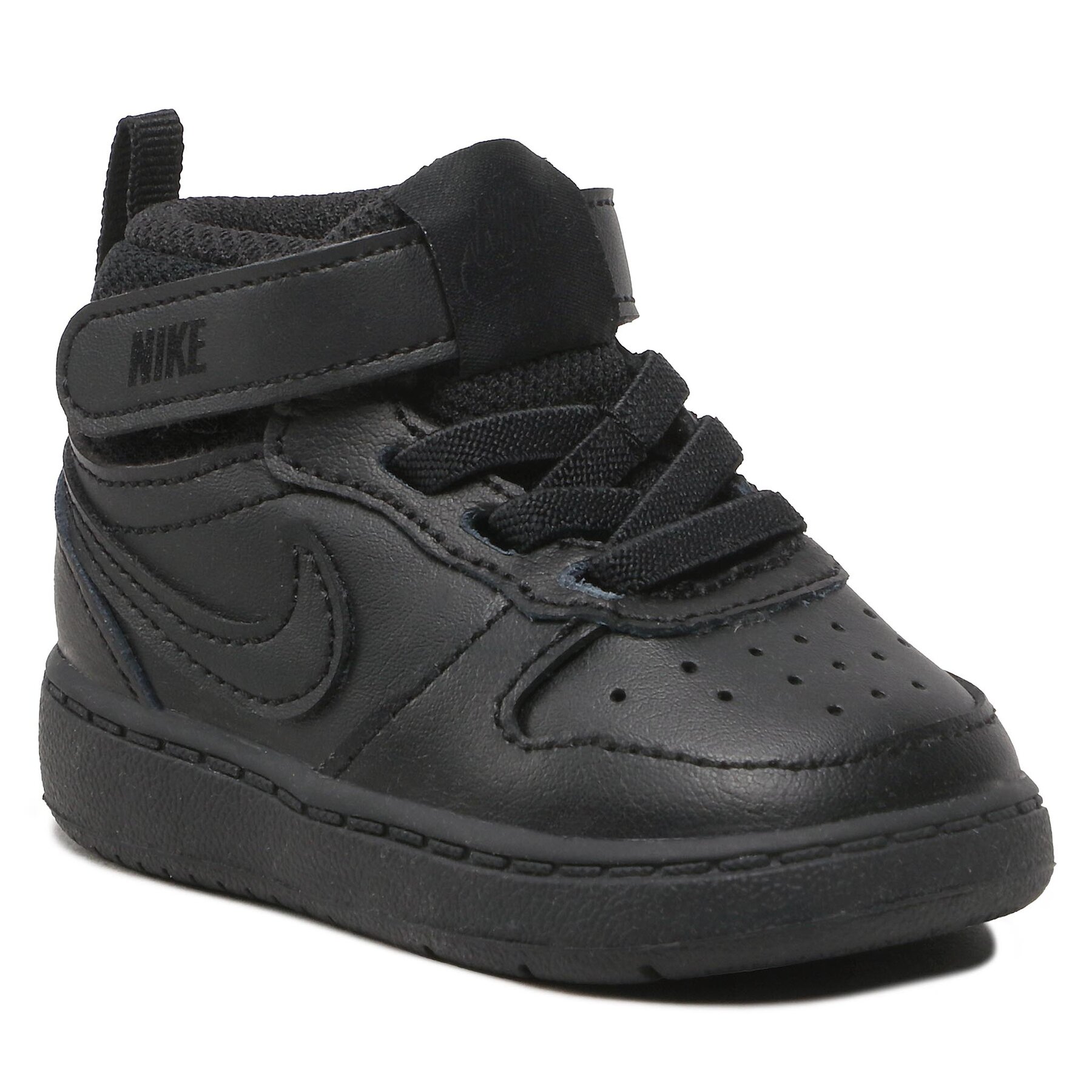 Sneakersy Nike Court Borough Mid 2 (TDV) CD7784 001 Čierna