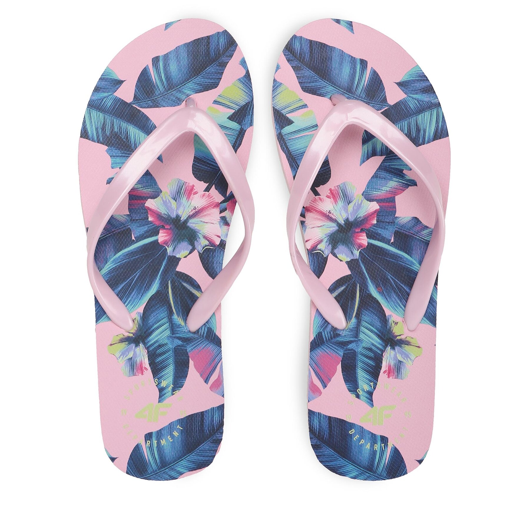 Lány Flip-flops 4F, Méret: 37, Rózsaszín, 4FJSS23FFLIF084