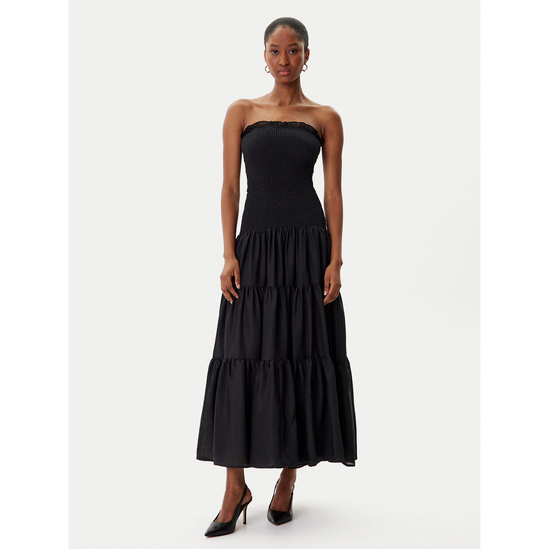 Eleh Abendkleid ESS250137 Schwarz Regular Fit